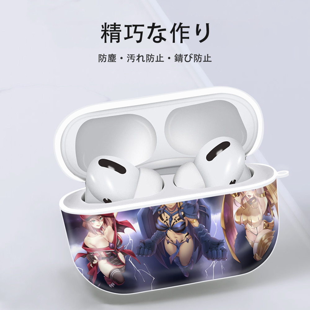 遊☆戯☆王 Yu-Gi-Oh! 【AirPods Pro用】ハードシェル保護ケース 耐衝撃・防指紋・カラビナ付き商品仕様