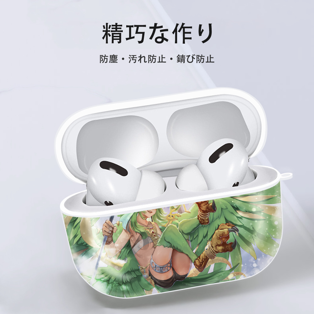 遊☆戯☆王 Yu-Gi-Oh! 【AirPods Pro用】ハードシェル保護ケース 耐衝撃・防指紋・カラビナ付き商品仕様