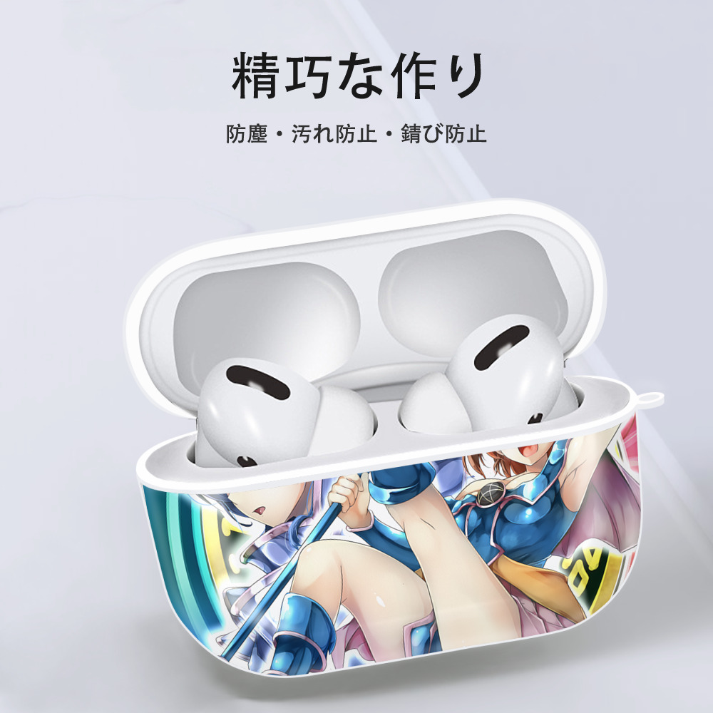遊☆戯☆王 Yu-Gi-Oh! 【AirPods Pro用】ハードシェル保護ケース 耐衝撃・防指紋・カラビナ付き商品仕様