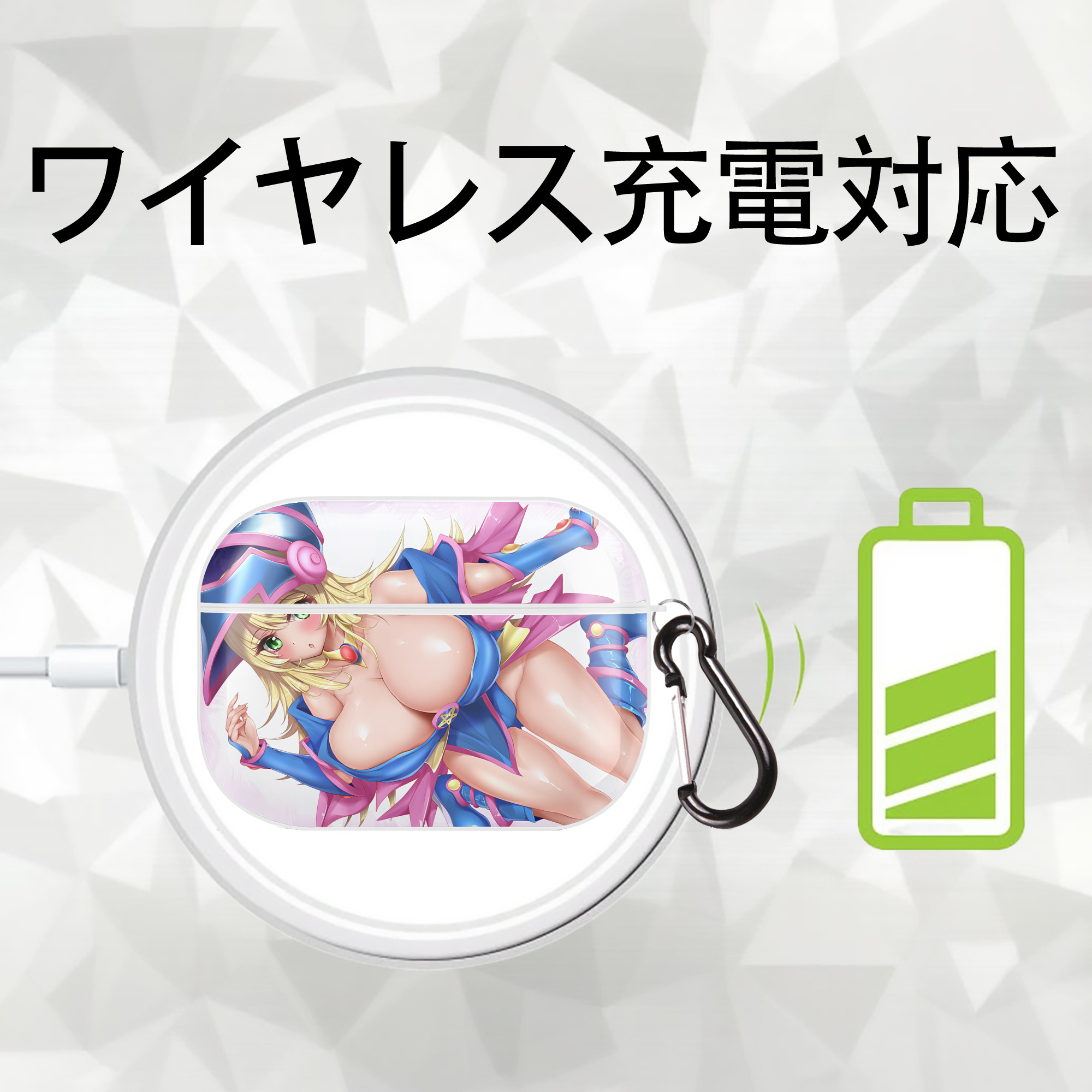 遊☆戯☆王 Yu-Gi-Oh! 【AirPods Pro用】ハードシェル保護ケース 耐衝撃・防指紋・カラビナ付き商品仕様