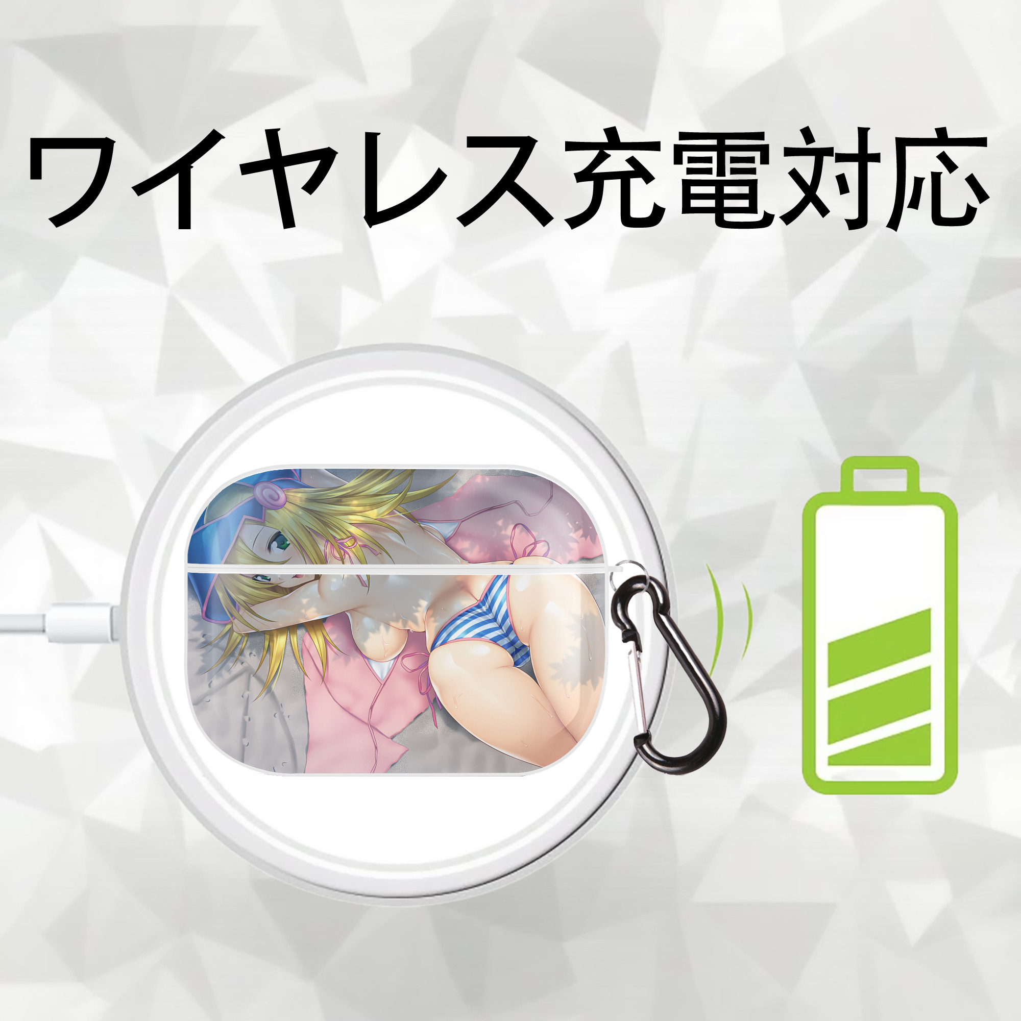 遊☆戯☆王 Yu-Gi-Oh! 【AirPods Pro用】ハードシェル保護ケース 耐衝撃・防指紋・カラビナ付き商品仕様
