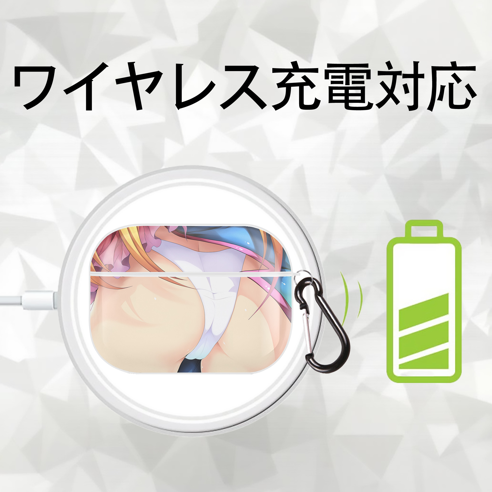 遊☆戯☆王 Yu-Gi-Oh! 【AirPods Pro用】ハードシェル保護ケース 耐衝撃・防指紋・カラビナ付き商品仕様