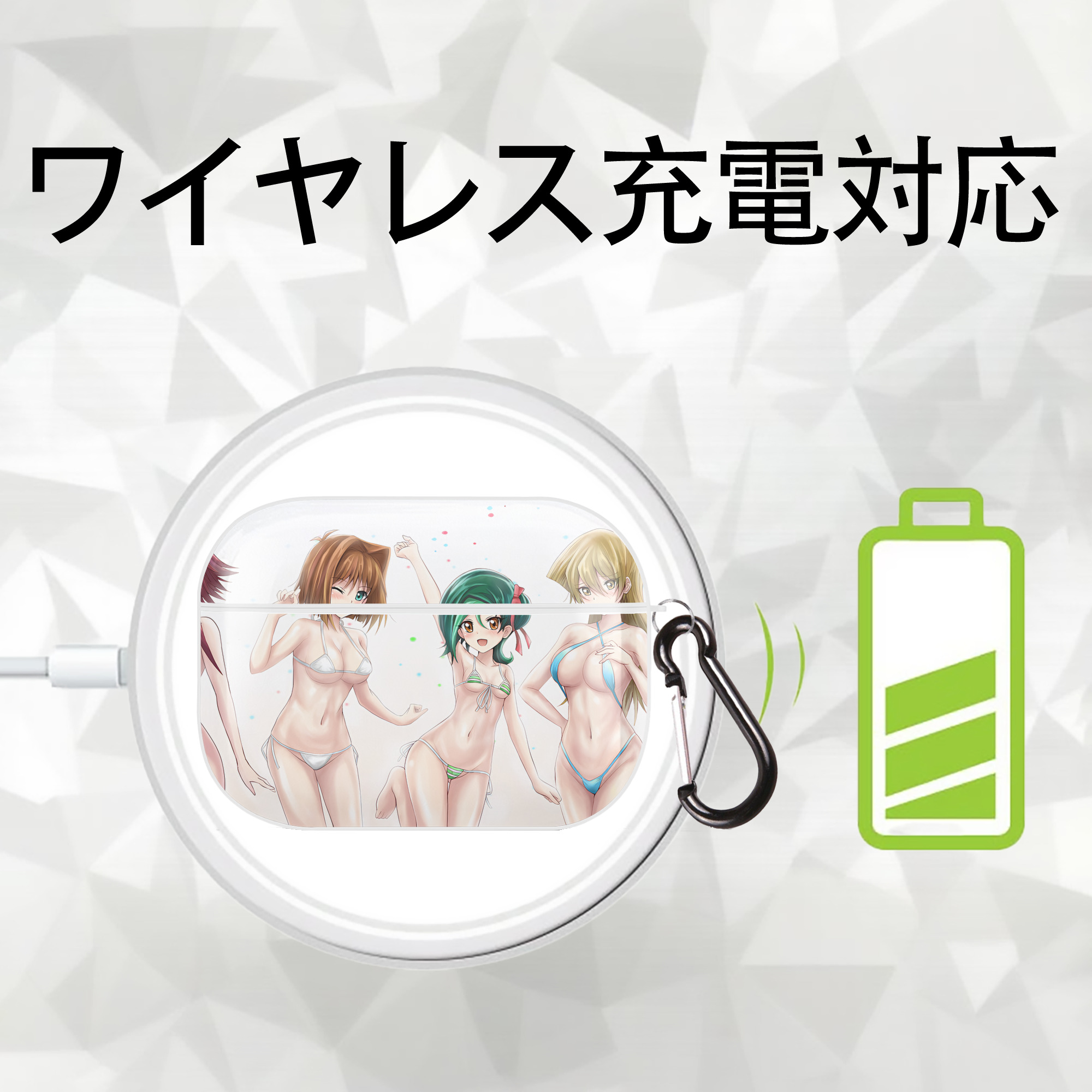 遊☆戯☆王 Yu-Gi-Oh! 【AirPods Pro用】ハードシェル保護ケース 耐衝撃・防指紋・カラビナ付き商品仕様