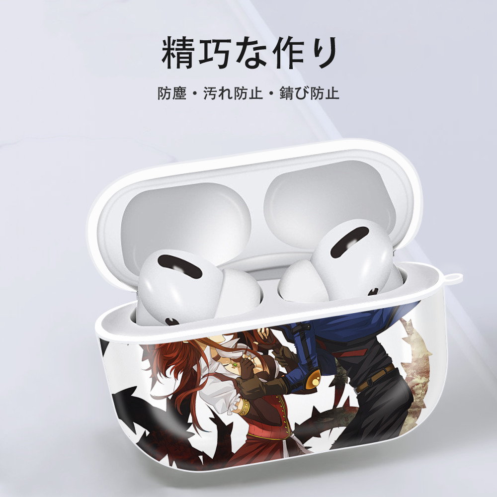 遊☆戯☆王 Yu-Gi-Oh! 【AirPods Pro用】ハードシェル保護ケース 耐衝撃・防指紋・カラビナ付き商品仕様