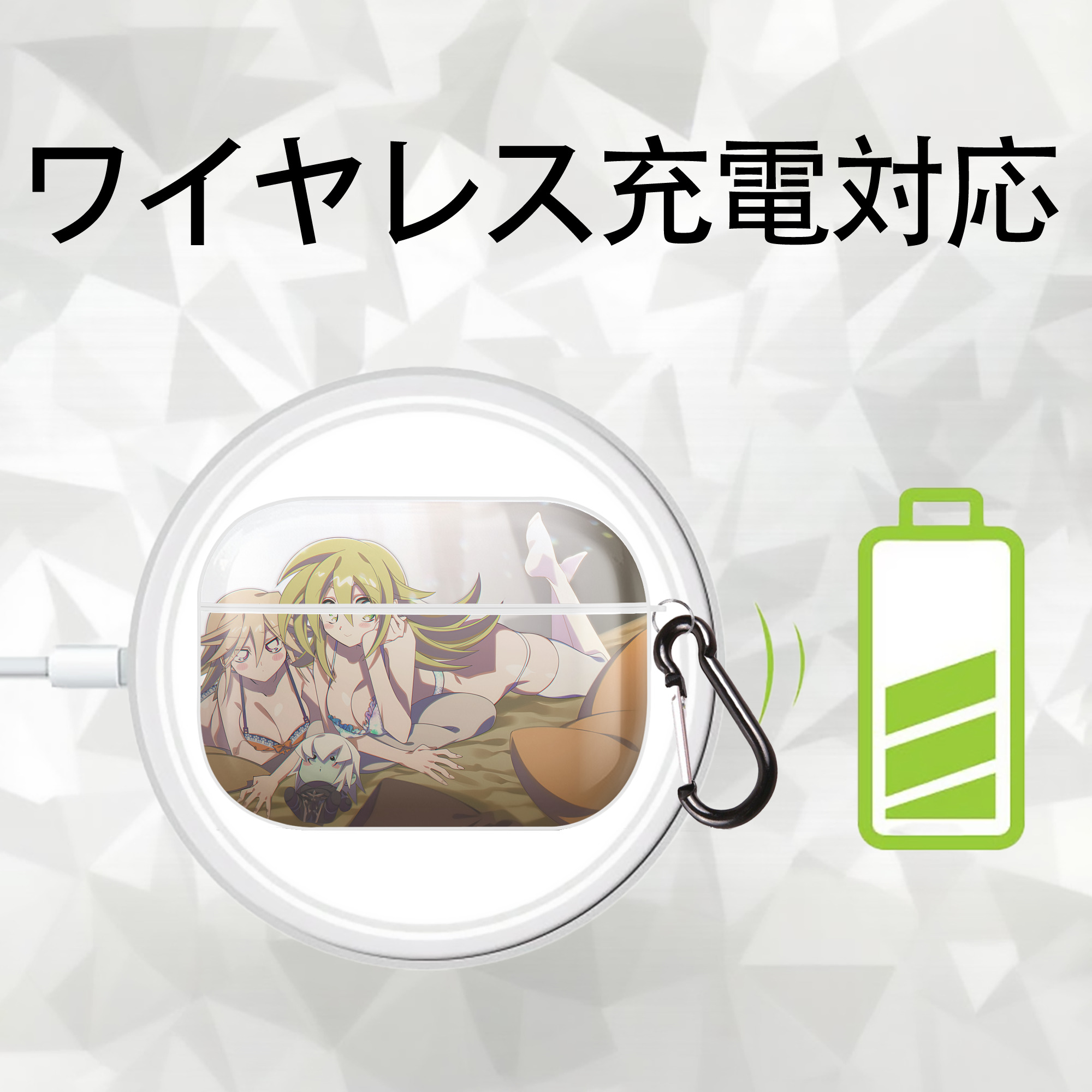 遊☆戯☆王 Yu-Gi-Oh! 【AirPods Pro用】ハードシェル保護ケース 耐衝撃・防指紋・カラビナ付き商品仕様