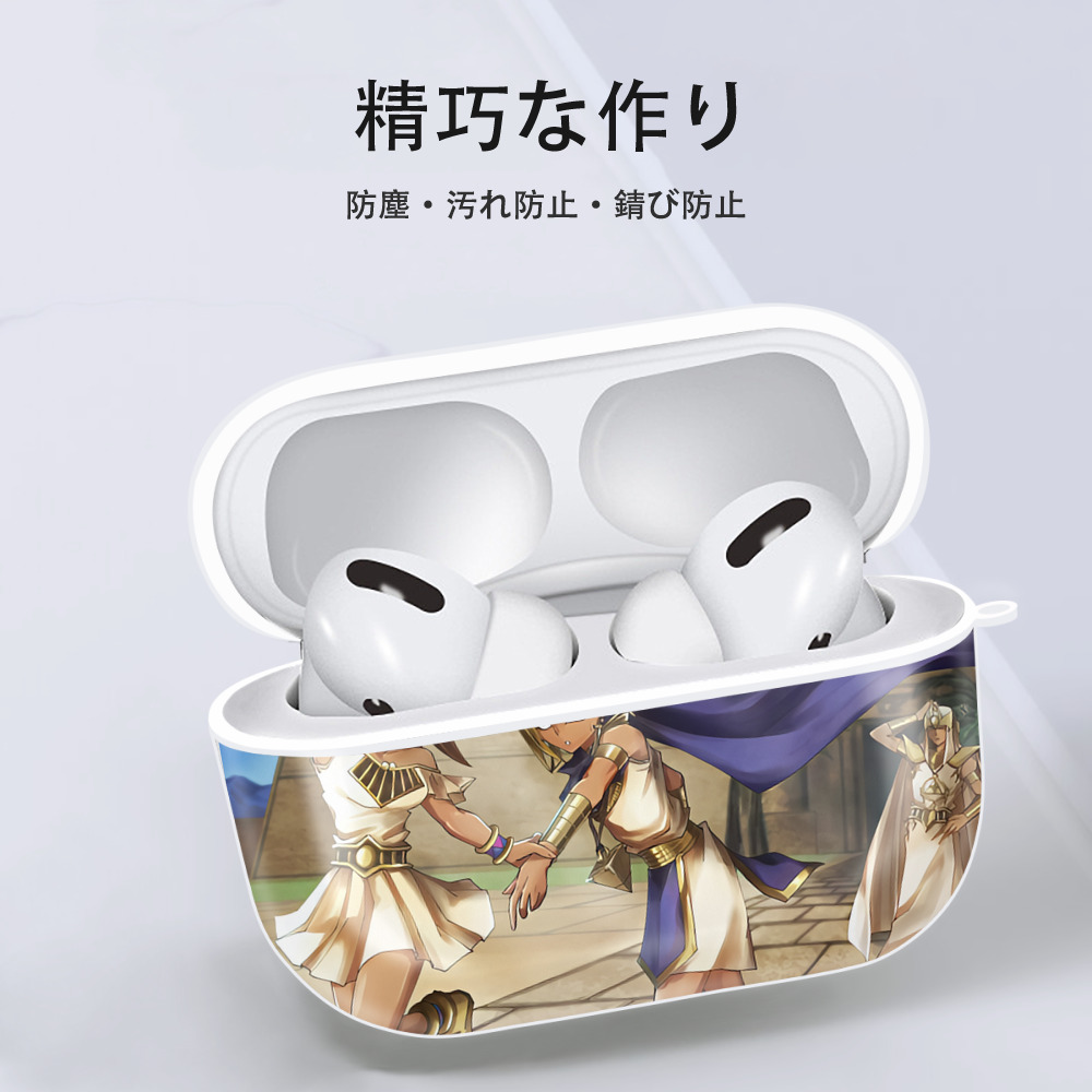 遊☆戯☆王 Yu-Gi-Oh! 【AirPods Pro用】ハードシェル保護ケース 耐衝撃・防指紋・カラビナ付き商品仕様