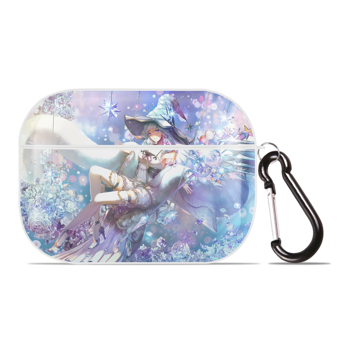 （画像用） 遊☆戯☆王 Yu-Gi-Oh! 【AirPods Pro用】ハードシェル保護ケース 耐衝撃・防指紋・カラビナ付き商品仕様
