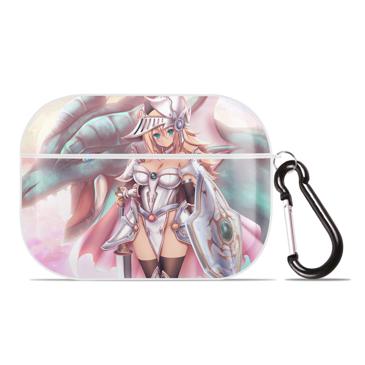 （画像用） 遊☆戯☆王 Yu-Gi-Oh! 【AirPods Pro用】ハードシェル保護ケース 耐衝撃・防指紋・カラビナ付き商品仕様