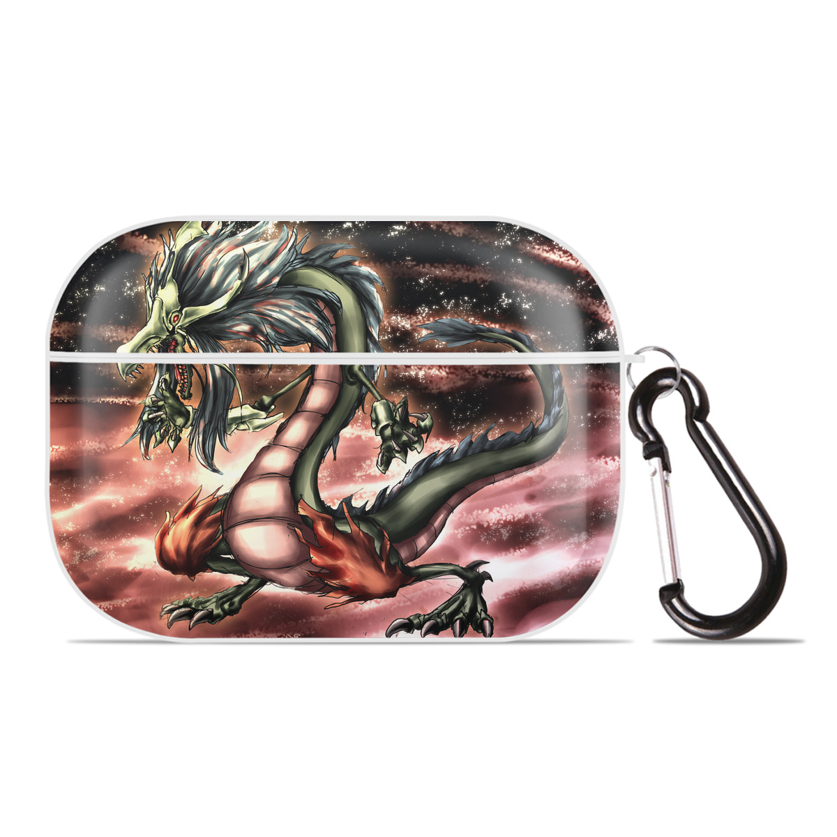 （画像用） 遊☆戯☆王 Yu-Gi-Oh! 【AirPods Pro用】ハードシェル保護ケース 耐衝撃・防指紋・カラビナ付き商品仕様