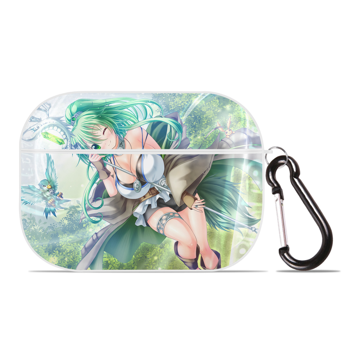 （画像用） 遊☆戯☆王 Yu-Gi-Oh! 【AirPods Pro用】ハードシェル保護ケース 耐衝撃・防指紋・カラビナ付き商品仕様