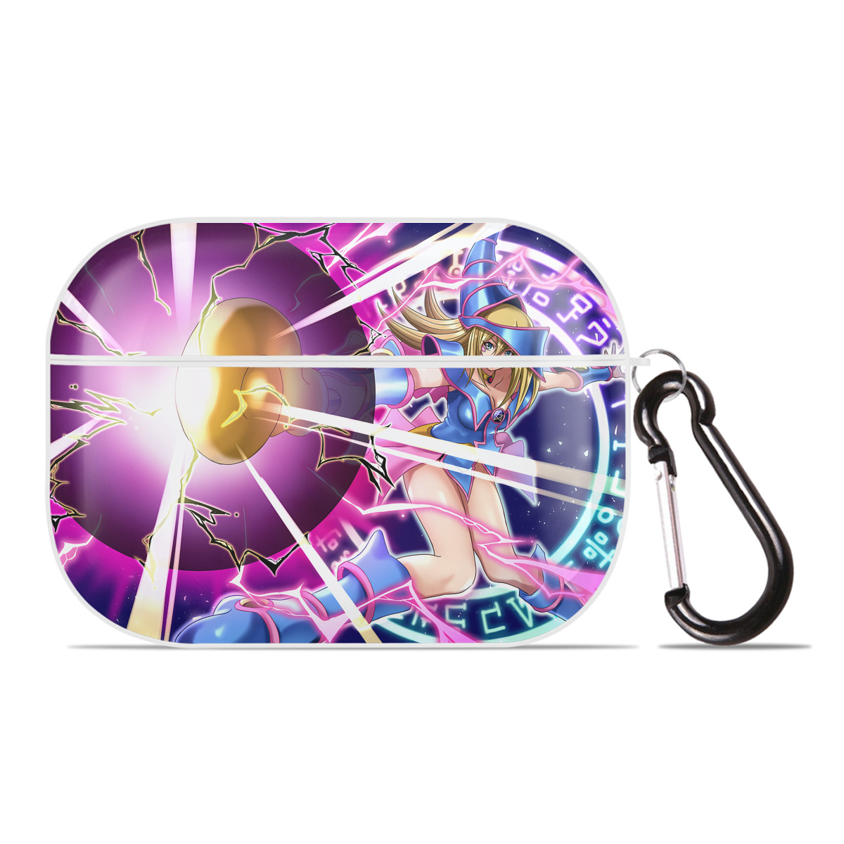 （画像用） 遊☆戯☆王 Yu-Gi-Oh! 【AirPods Pro用】ハードシェル保護ケース 耐衝撃・防指紋・カラビナ付き商品仕様