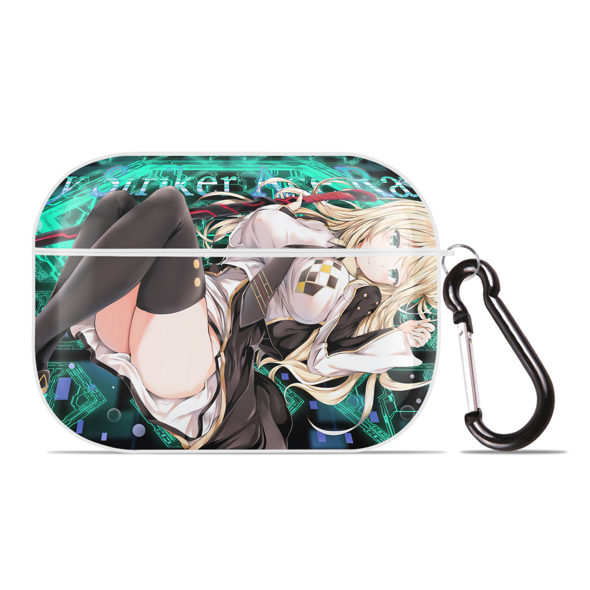 （画像用） 遊☆戯☆王 Yu-Gi-Oh! 【AirPods Pro用】ハードシェル保護ケース 耐衝撃・防指紋・カラビナ付き商品仕様