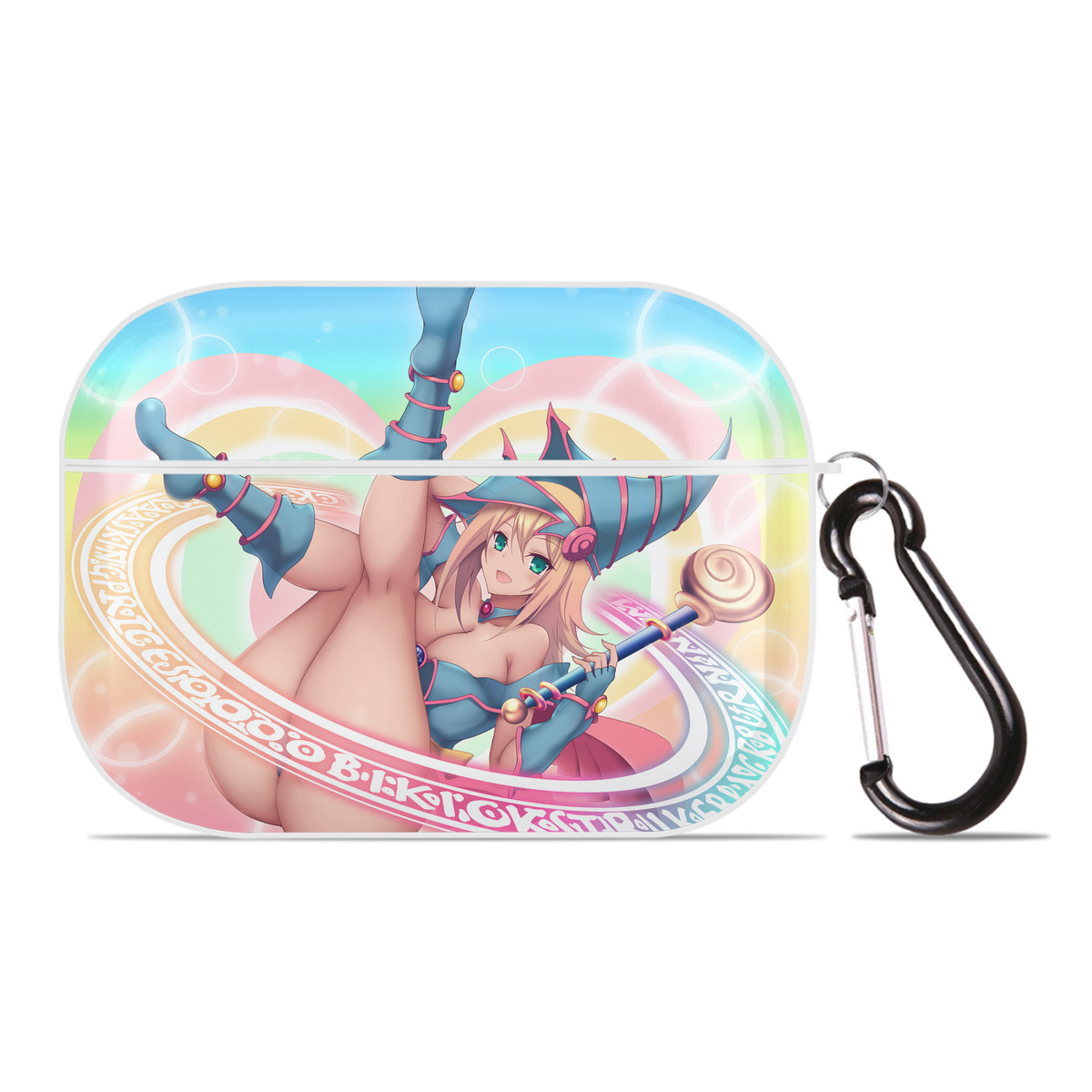 （画像用） 遊☆戯☆王 Yu-Gi-Oh! 【AirPods Pro用】ハードシェル保護ケース 耐衝撃・防指紋・カラビナ付き商品仕様
