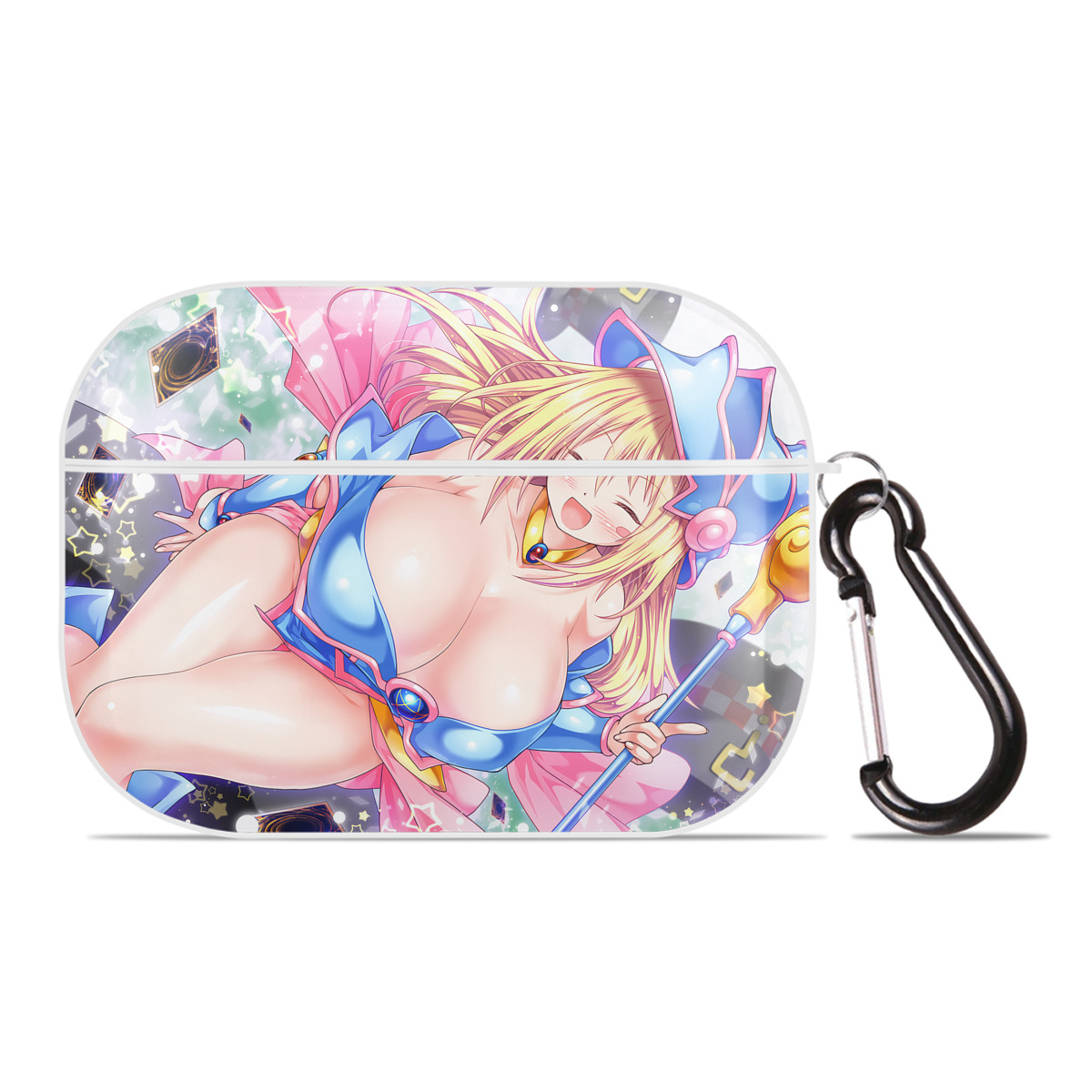 （画像用） 遊☆戯☆王 Yu-Gi-Oh! 【AirPods Pro用】ハードシェル保護ケース 耐衝撃・防指紋・カラビナ付き商品仕様