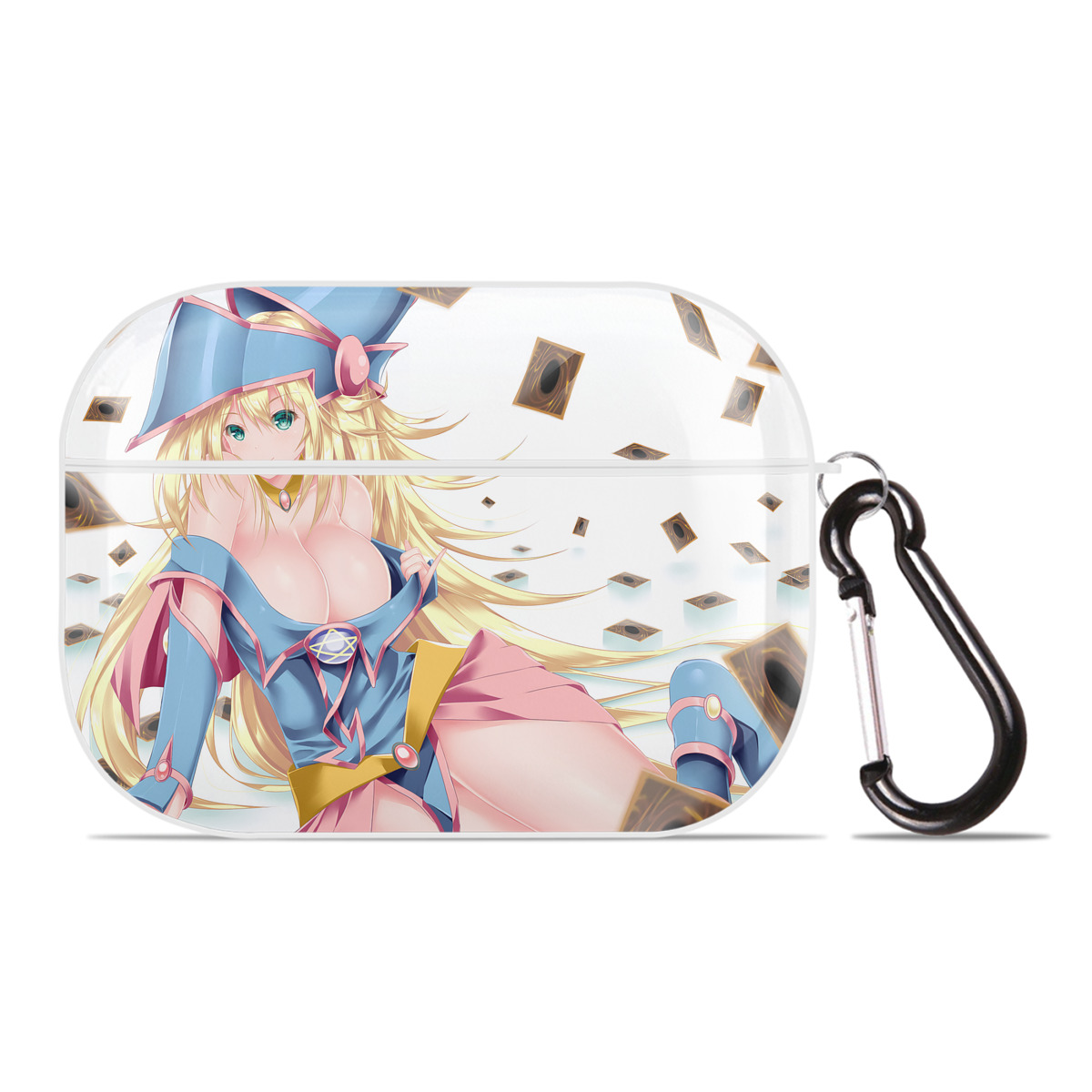 （画像用） 遊☆戯☆王 Yu-Gi-Oh! 【AirPods Pro用】ハードシェル保護ケース 耐衝撃・防指紋・カラビナ付き商品仕様
