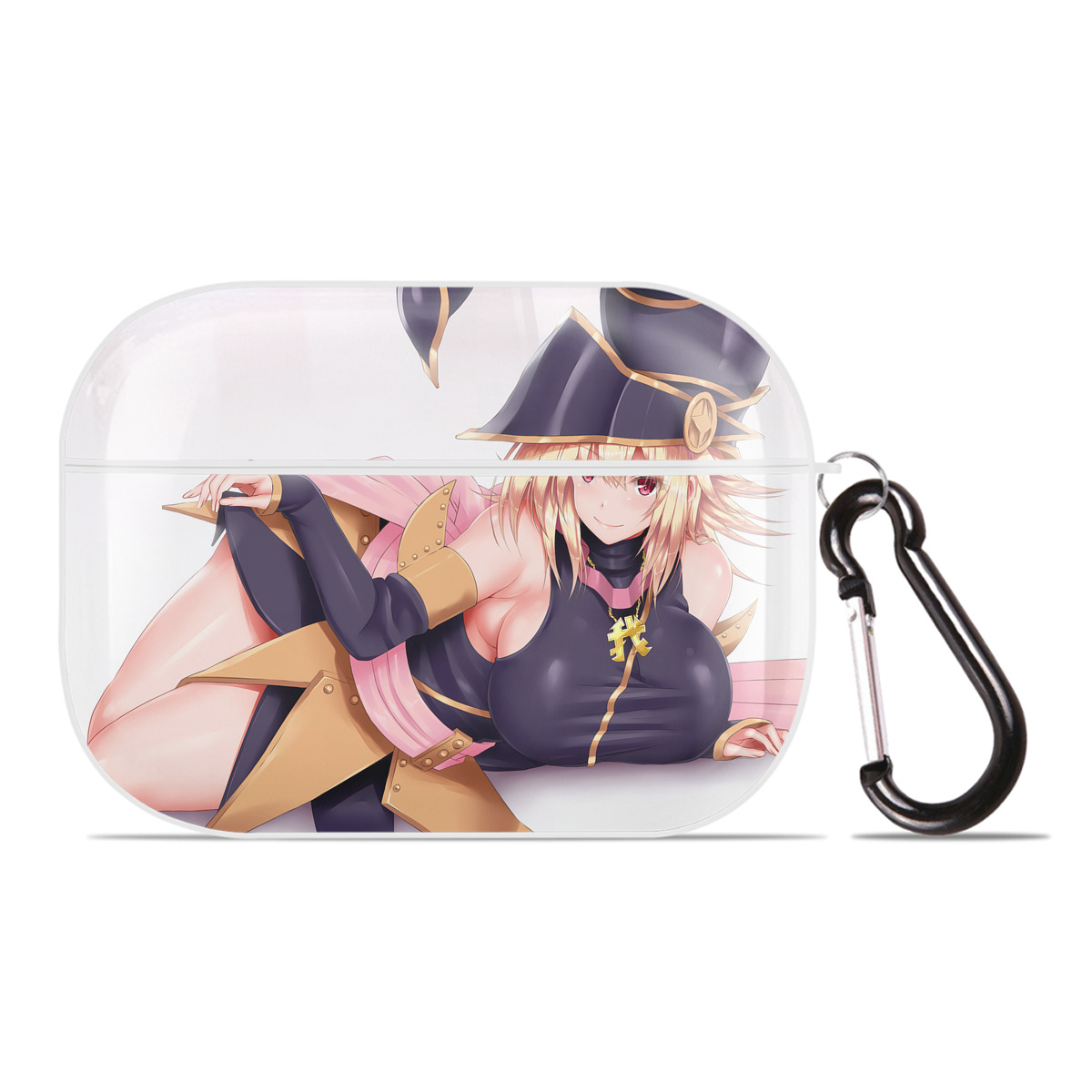 （画像用） 遊☆戯☆王 Yu-Gi-Oh! 【AirPods Pro用】ハードシェル保護ケース 耐衝撃・防指紋・カラビナ付き商品仕様