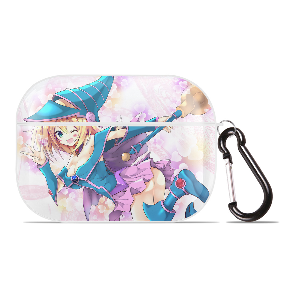 （画像用） 遊☆戯☆王 Yu-Gi-Oh! 【AirPods Pro用】ハードシェル保護ケース 耐衝撃・防指紋・カラビナ付き商品仕様