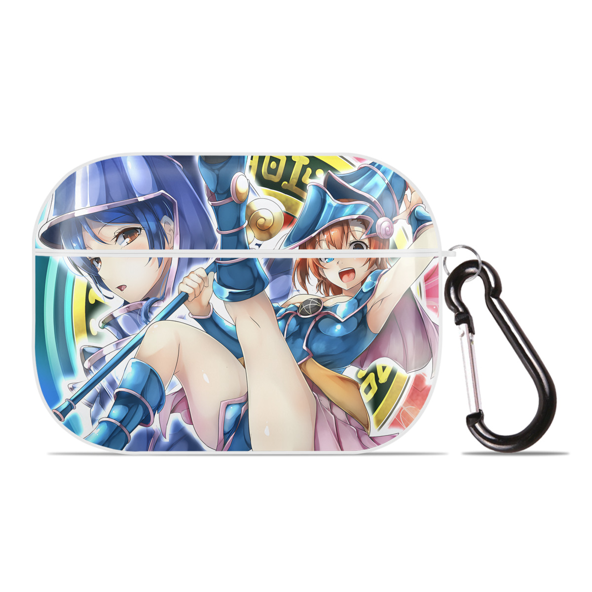 （画像用） 遊☆戯☆王 Yu-Gi-Oh! 【AirPods Pro用】ハードシェル保護ケース 耐衝撃・防指紋・カラビナ付き商品仕様
