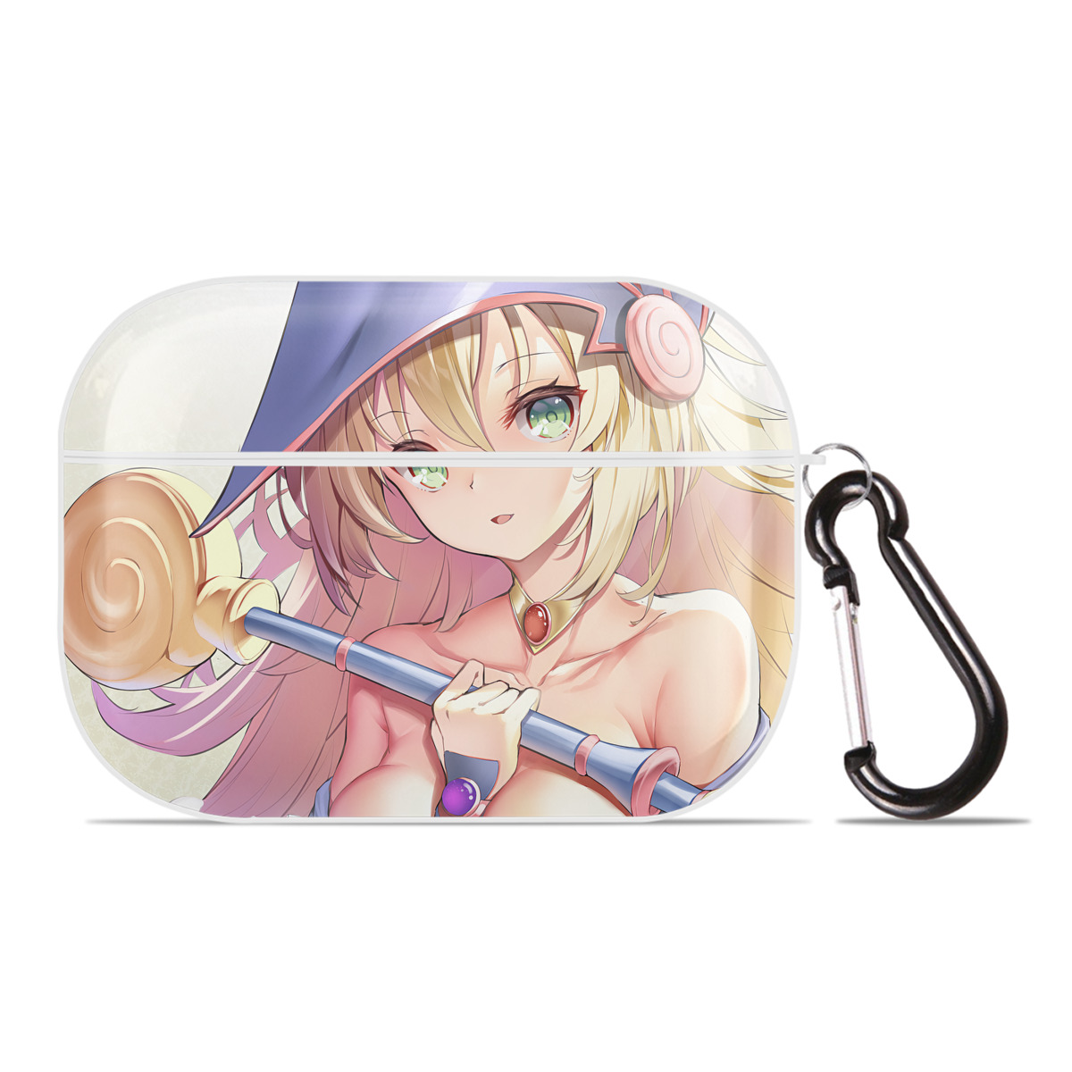（画像用） 遊☆戯☆王 Yu-Gi-Oh! 【AirPods Pro用】ハードシェル保護ケース 耐衝撃・防指紋・カラビナ付き商品仕様