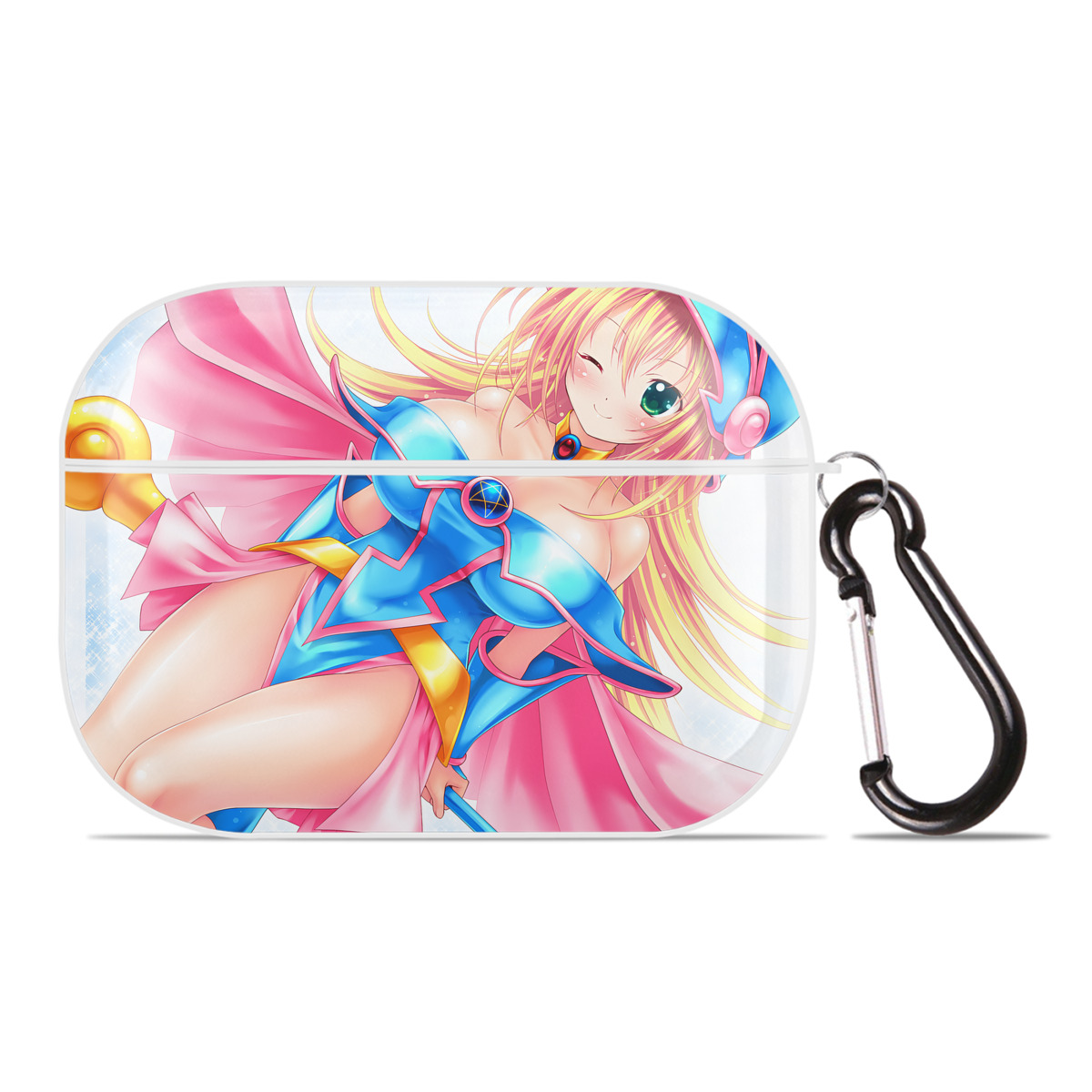 （画像用） 遊☆戯☆王 Yu-Gi-Oh! 【AirPods Pro用】ハードシェル保護ケース 耐衝撃・防指紋・カラビナ付き商品仕様