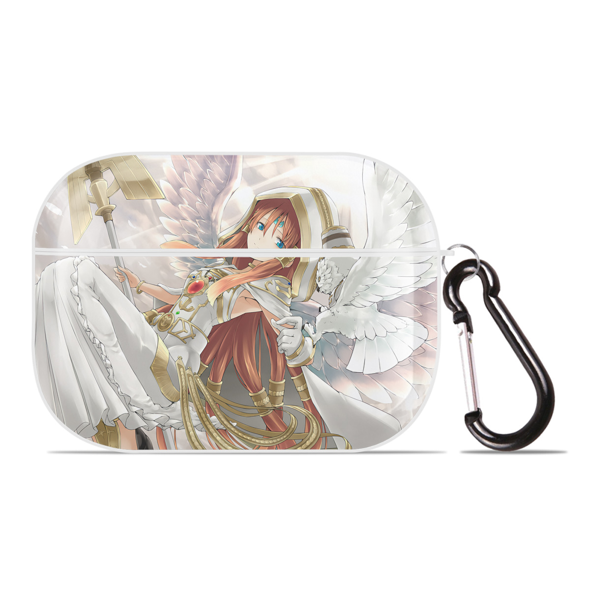 （画像用） 遊☆戯☆王 Yu-Gi-Oh! 【AirPods Pro用】ハードシェル保護ケース 耐衝撃・防指紋・カラビナ付き商品仕様