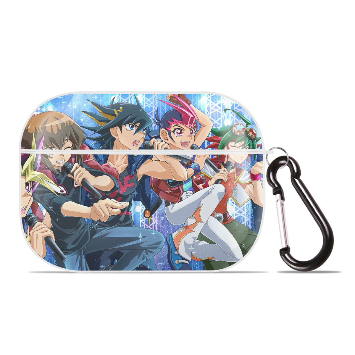 （画像用） 遊☆戯☆王 Yu-Gi-Oh! 【AirPods Pro用】ハードシェル保護ケース 耐衝撃・防指紋・カラビナ付き商品仕様