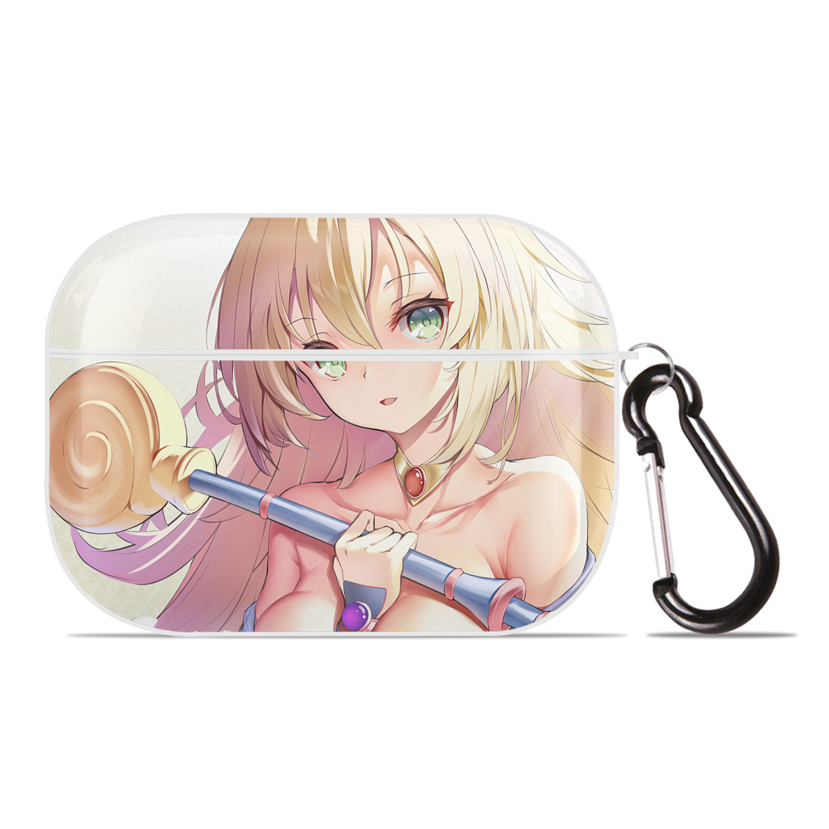 （画像用） 遊☆戯☆王 Yu-Gi-Oh! 【AirPods Pro用】ハードシェル保護ケース 耐衝撃・防指紋・カラビナ付き商品仕様