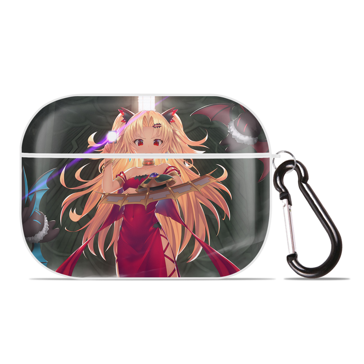 （画像用） 遊☆戯☆王 Yu-Gi-Oh! 【AirPods Pro用】ハードシェル保護ケース 耐衝撃・防指紋・カラビナ付き商品仕様