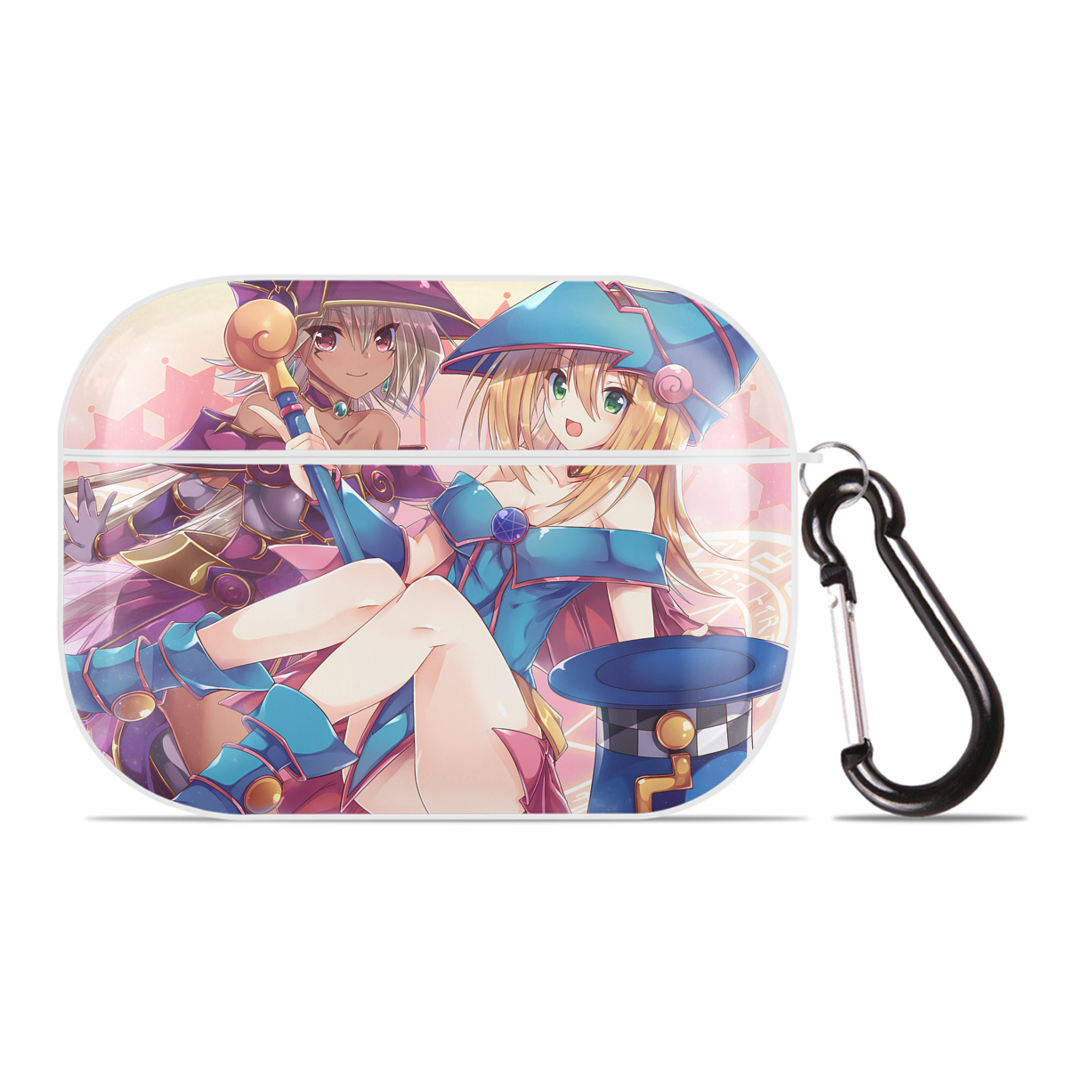 （画像用） 遊☆戯☆王 Yu-Gi-Oh! 【AirPods Pro用】ハードシェル保護ケース 耐衝撃・防指紋・カラビナ付き商品仕様
