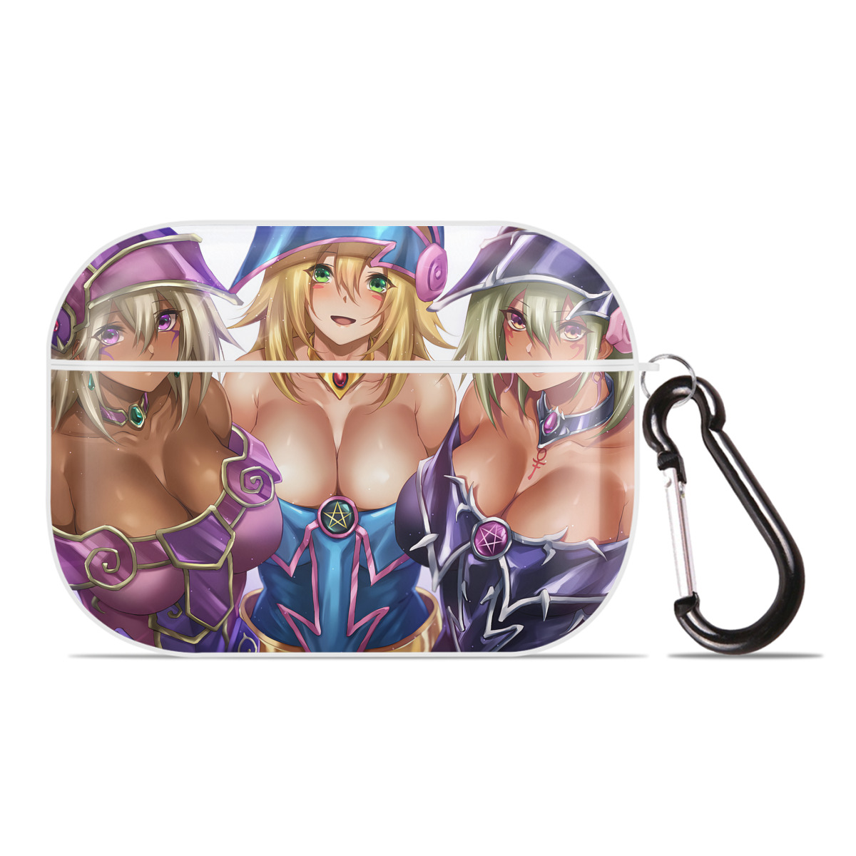 （画像用） 遊☆戯☆王 Yu-Gi-Oh! 【AirPods Pro用】ハードシェル保護ケース 耐衝撃・防指紋・カラビナ付き商品仕様