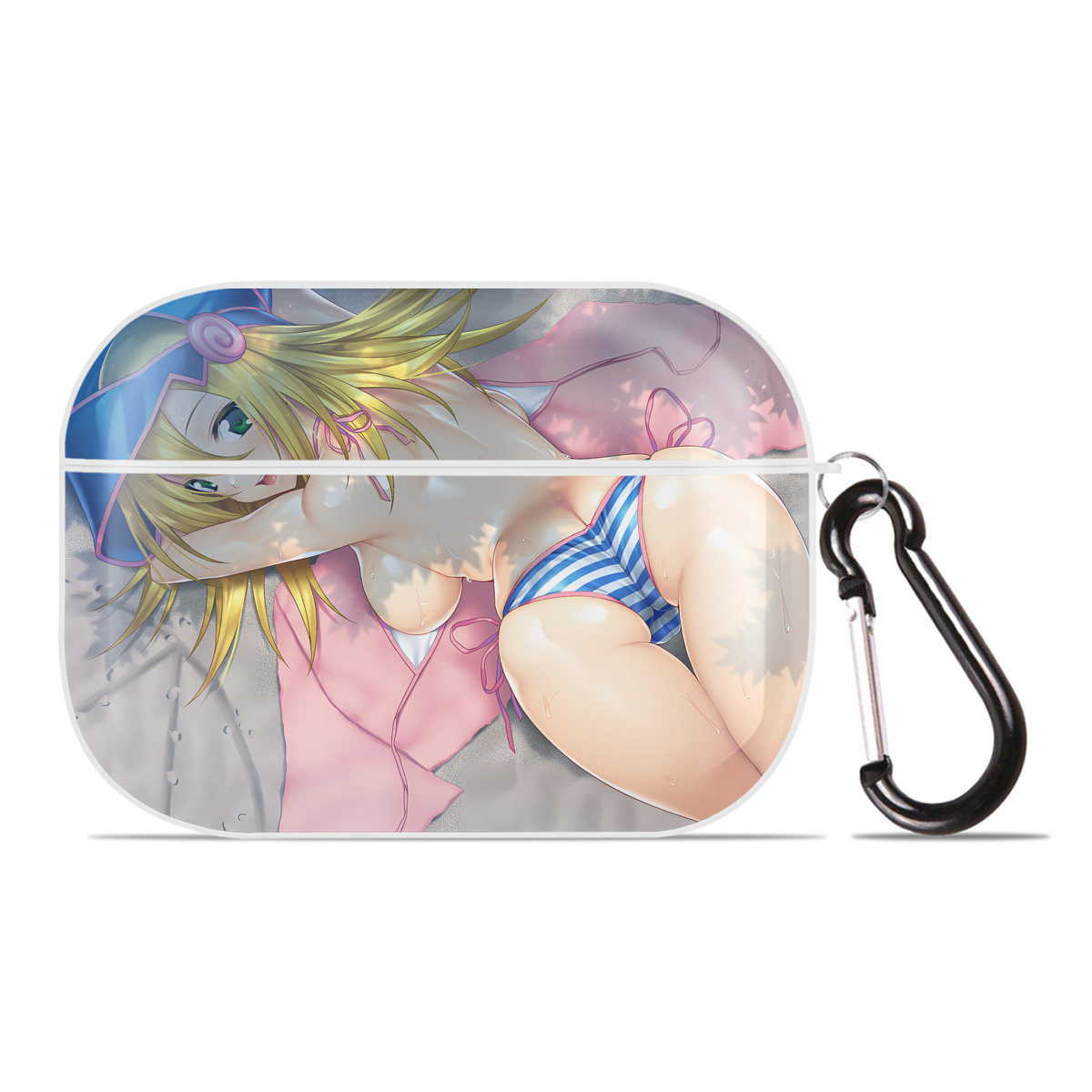 （画像用） 遊☆戯☆王 Yu-Gi-Oh! 【AirPods Pro用】ハードシェル保護ケース 耐衝撃・防指紋・カラビナ付き商品仕様