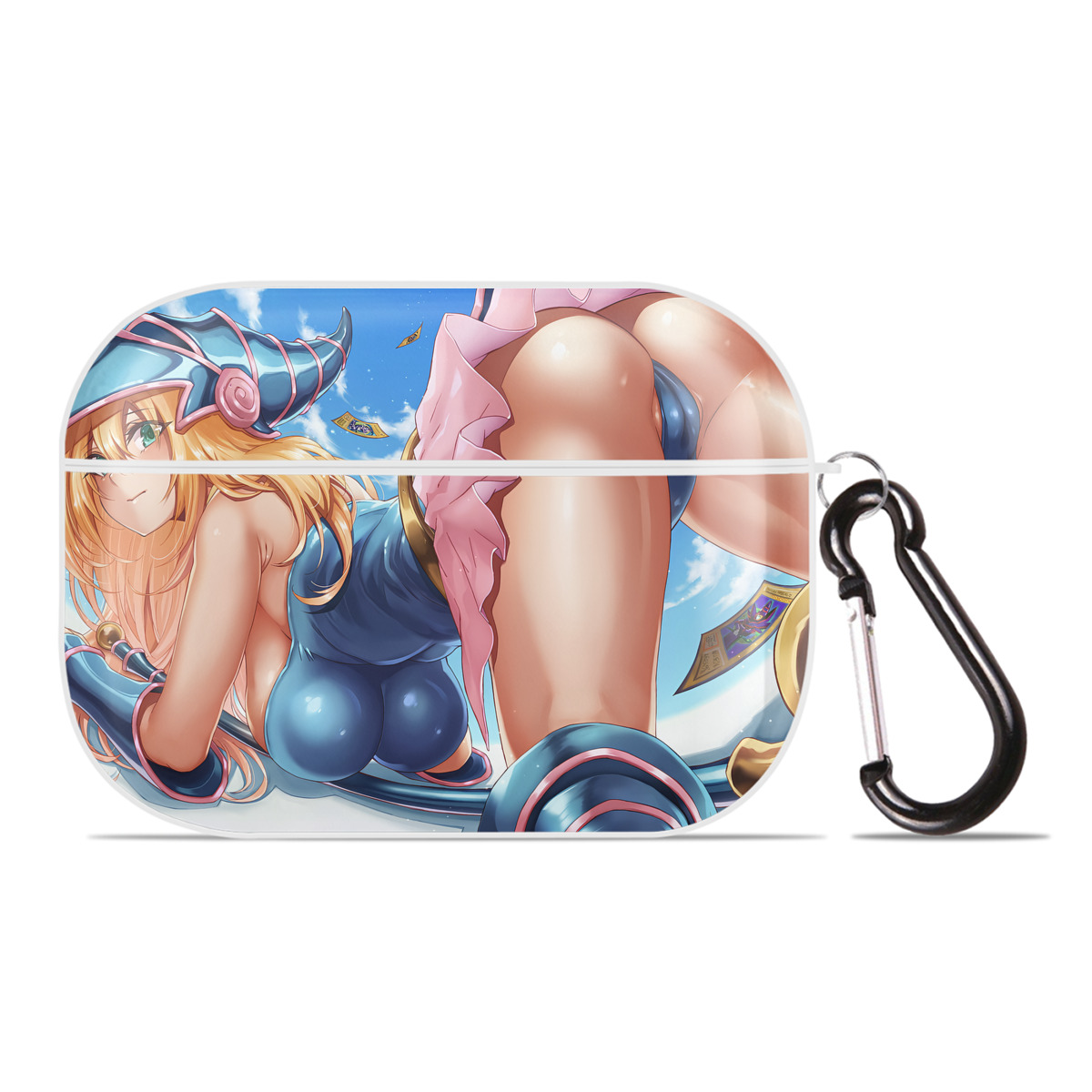 （画像用） 遊☆戯☆王 Yu-Gi-Oh! 【AirPods Pro用】ハードシェル保護ケース 耐衝撃・防指紋・カラビナ付き商品仕様
