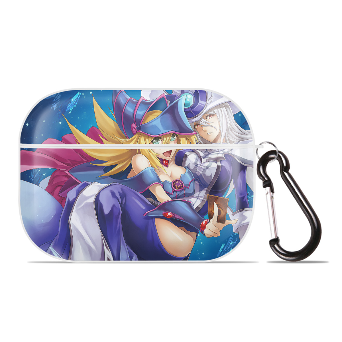 （画像用） 遊☆戯☆王 Yu-Gi-Oh! 【AirPods Pro用】ハードシェル保護ケース 耐衝撃・防指紋・カラビナ付き商品仕様