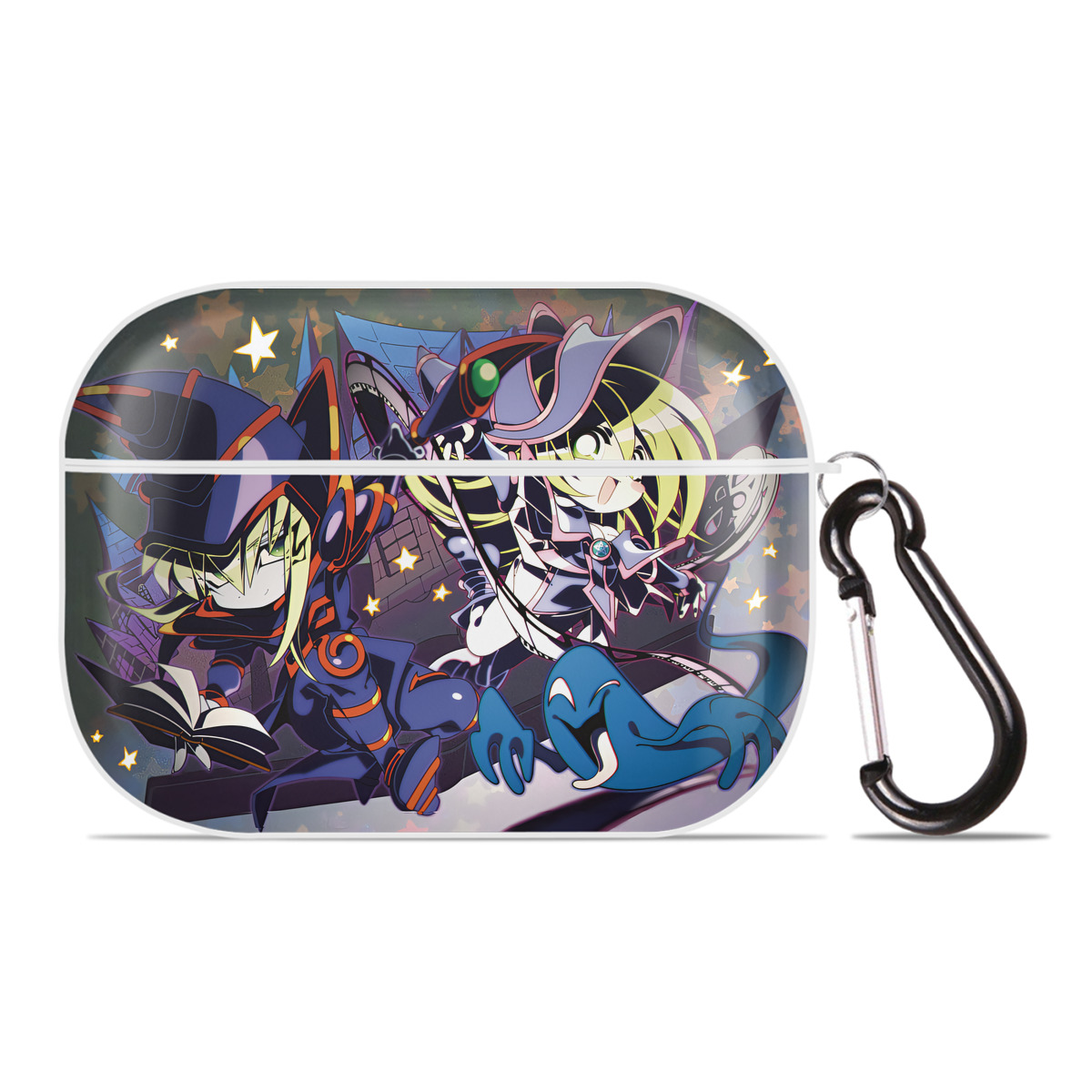 （画像用） 遊☆戯☆王 Yu-Gi-Oh! 【AirPods Pro用】ハードシェル保護ケース 耐衝撃・防指紋・カラビナ付き商品仕様