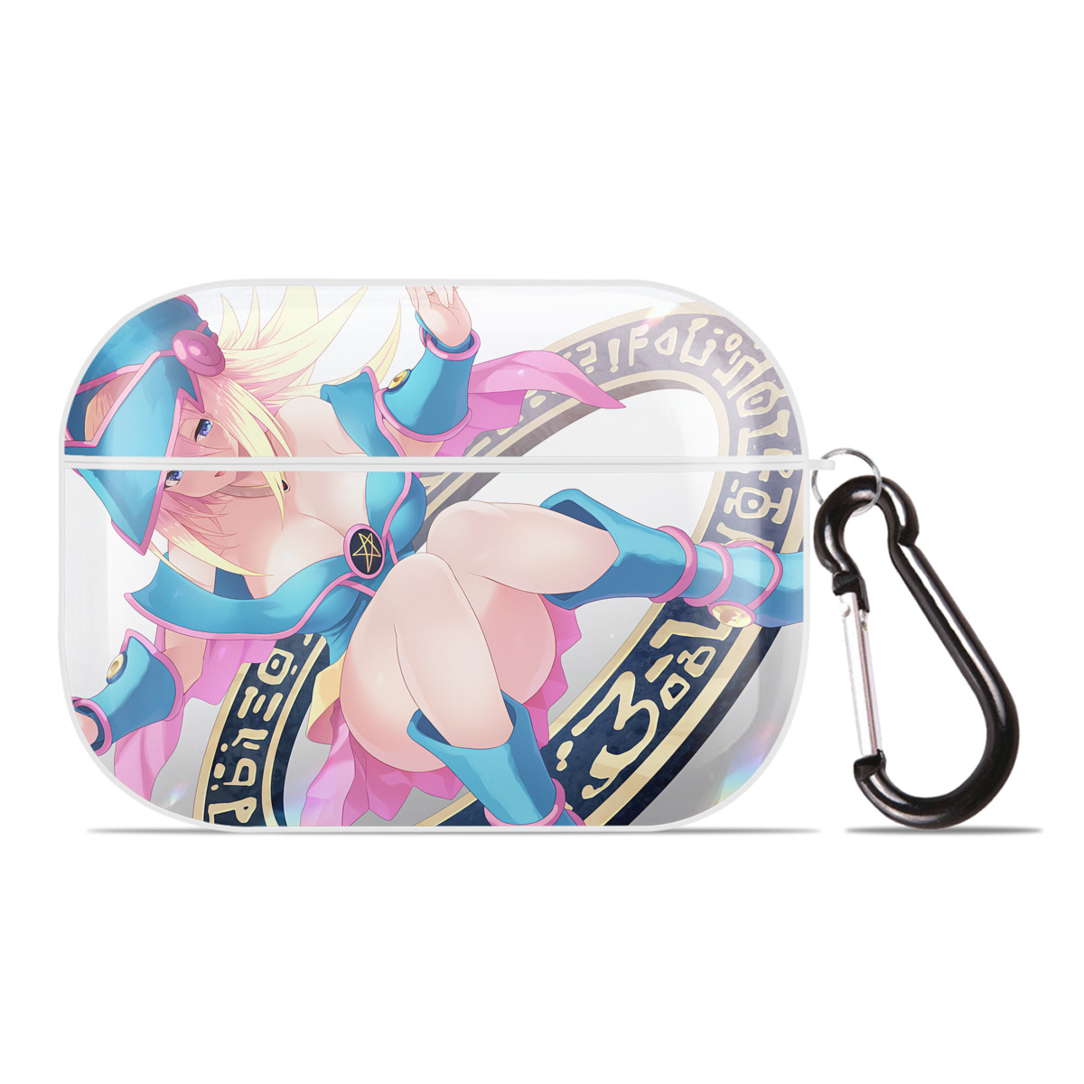 （画像用） 遊☆戯☆王 Yu-Gi-Oh! 【AirPods Pro用】ハードシェル保護ケース 耐衝撃・防指紋・カラビナ付き商品仕様