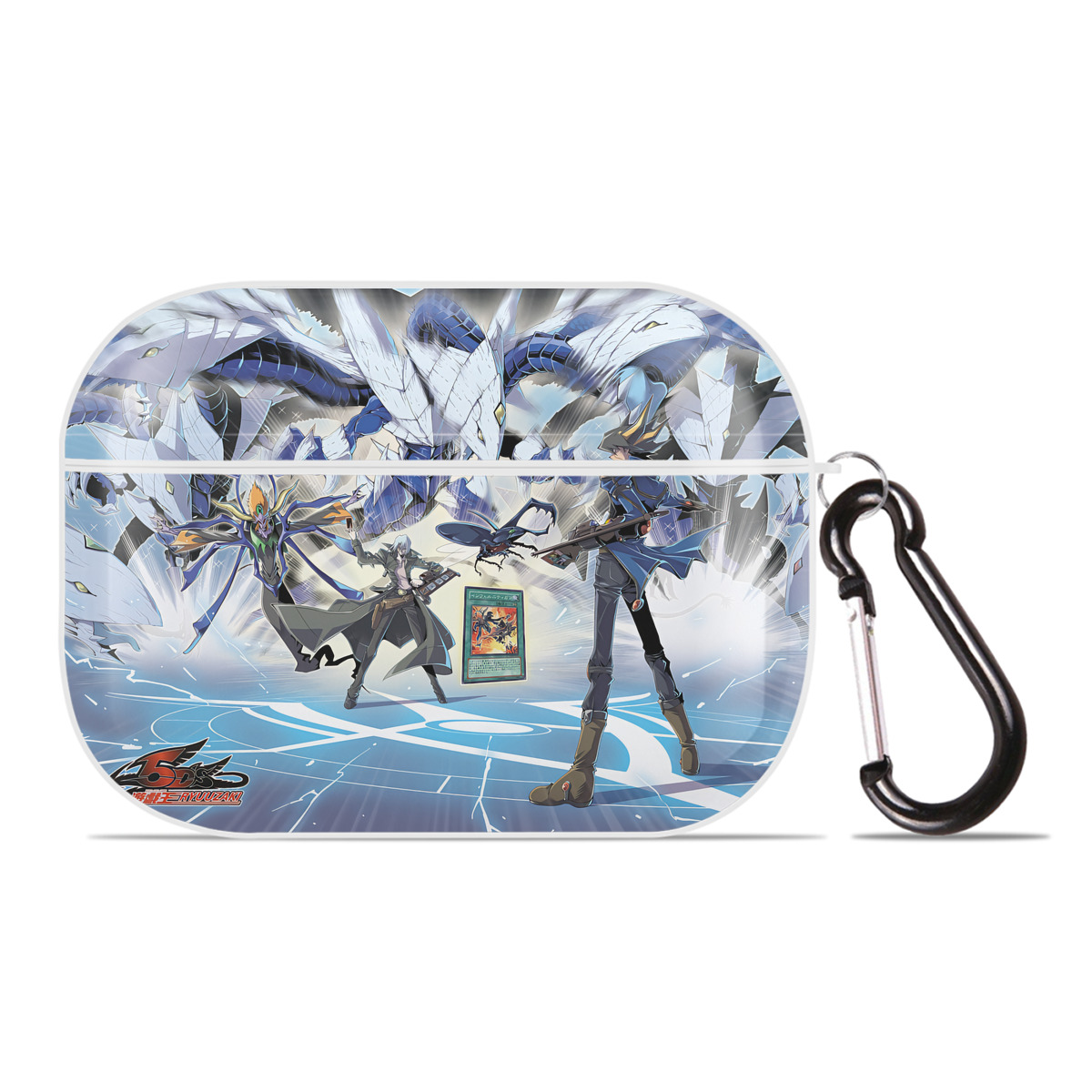 （画像用） 遊☆戯☆王 Yu-Gi-Oh! 【AirPods Pro用】ハードシェル保護ケース 耐衝撃・防指紋・カラビナ付き商品仕様