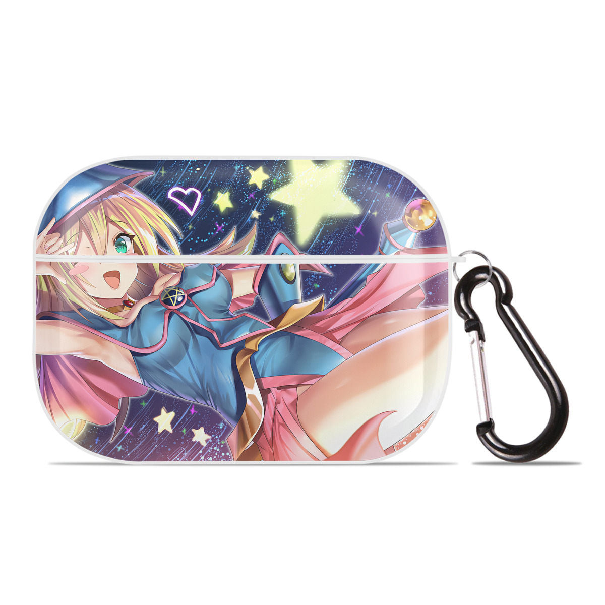 （画像用） 遊☆戯☆王 Yu-Gi-Oh! 【AirPods Pro用】ハードシェル保護ケース 耐衝撃・防指紋・カラビナ付き商品仕様