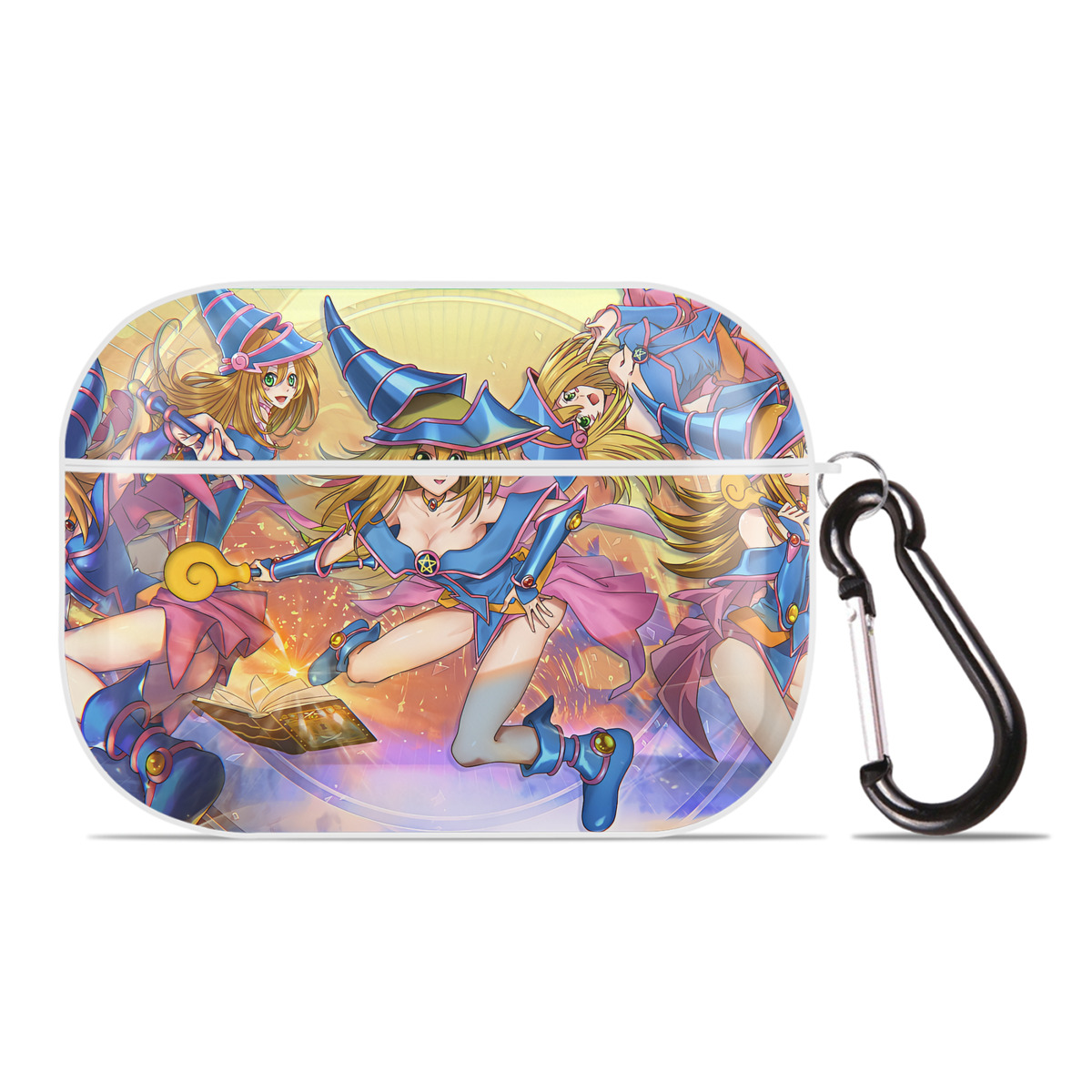 （画像用） 遊☆戯☆王 Yu-Gi-Oh! 【AirPods Pro用】ハードシェル保護ケース 耐衝撃・防指紋・カラビナ付き商品仕様