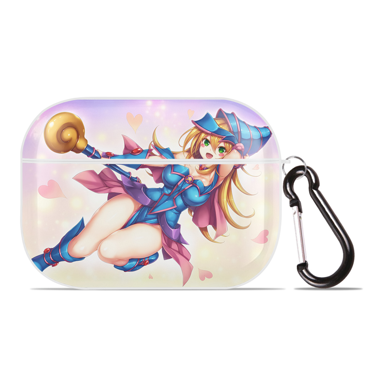 （画像用） 遊☆戯☆王 Yu-Gi-Oh! 【AirPods Pro用】ハードシェル保護ケース 耐衝撃・防指紋・カラビナ付き商品仕様