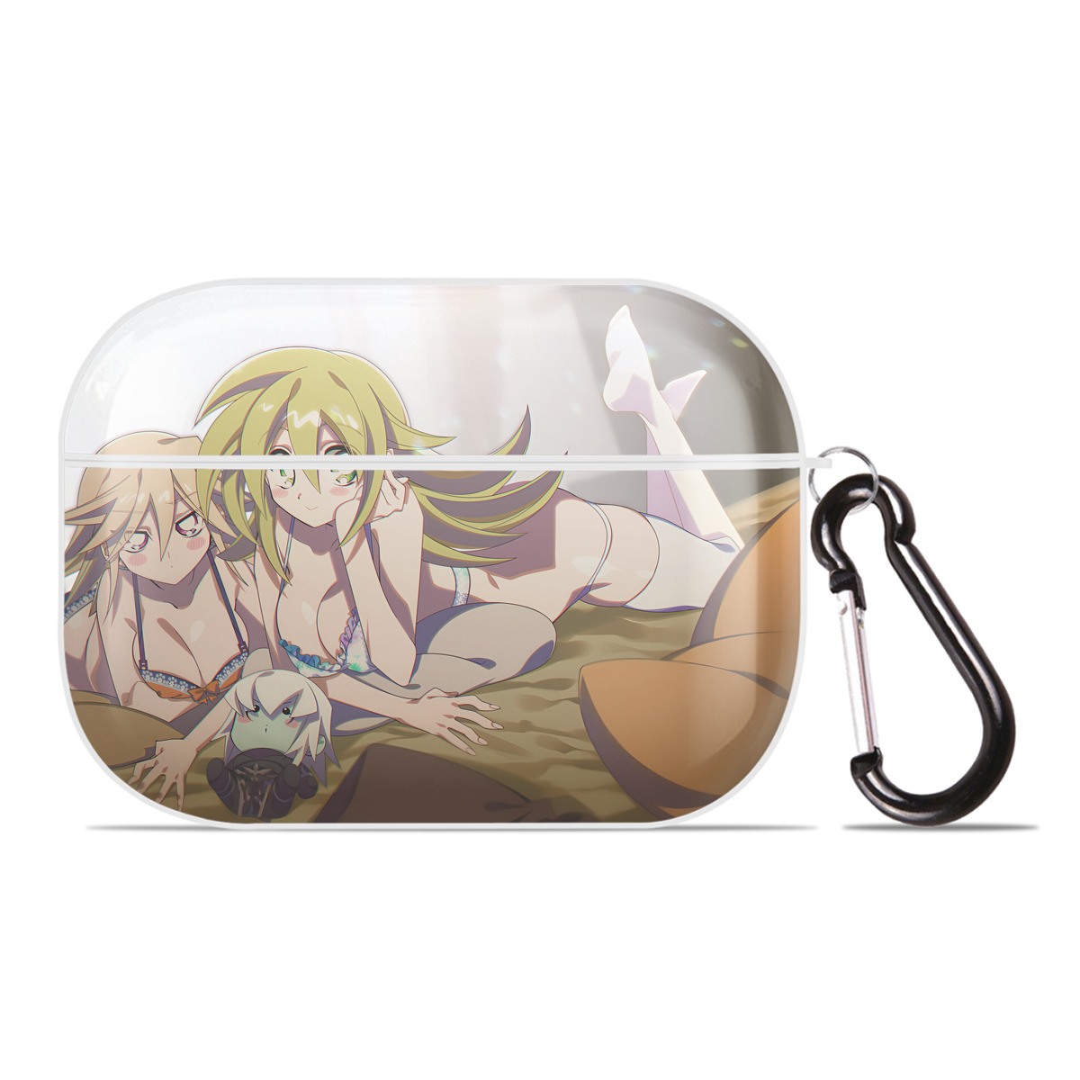 （画像用） 遊☆戯☆王 Yu-Gi-Oh! 【AirPods Pro用】ハードシェル保護ケース 耐衝撃・防指紋・カラビナ付き商品仕様