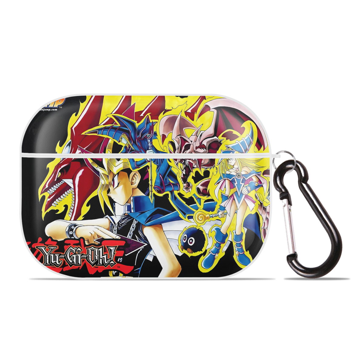 （画像用） 遊☆戯☆王 Yu-Gi-Oh! 【AirPods Pro用】ハードシェル保護ケース 耐衝撃・防指紋・カラビナ付き商品仕様