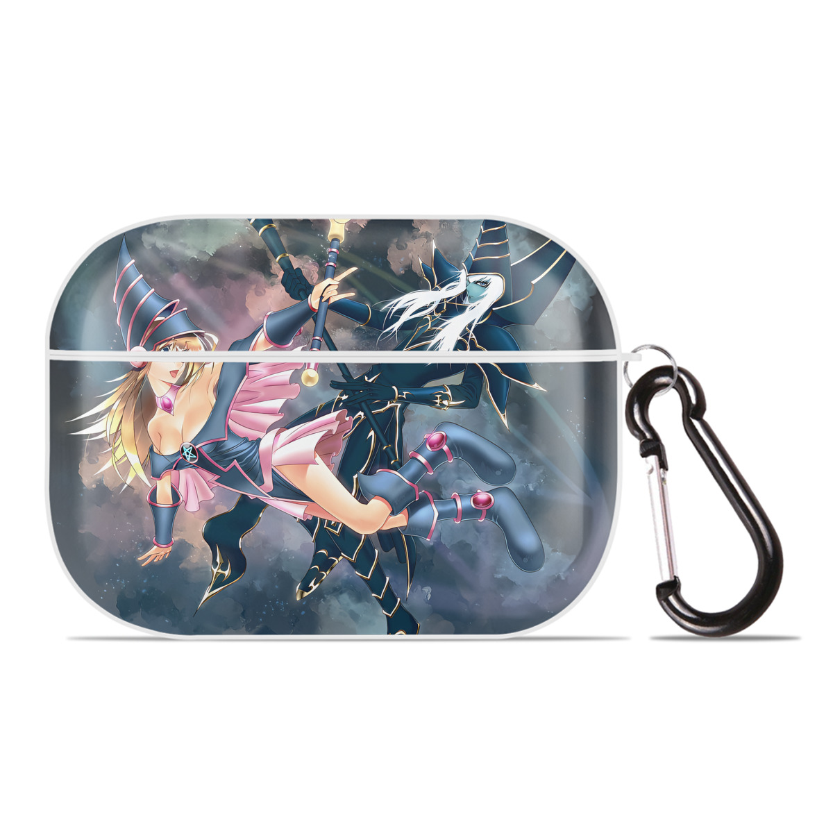 （画像用） 遊☆戯☆王 Yu-Gi-Oh! 【AirPods Pro用】ハードシェル保護ケース 耐衝撃・防指紋・カラビナ付き商品仕様