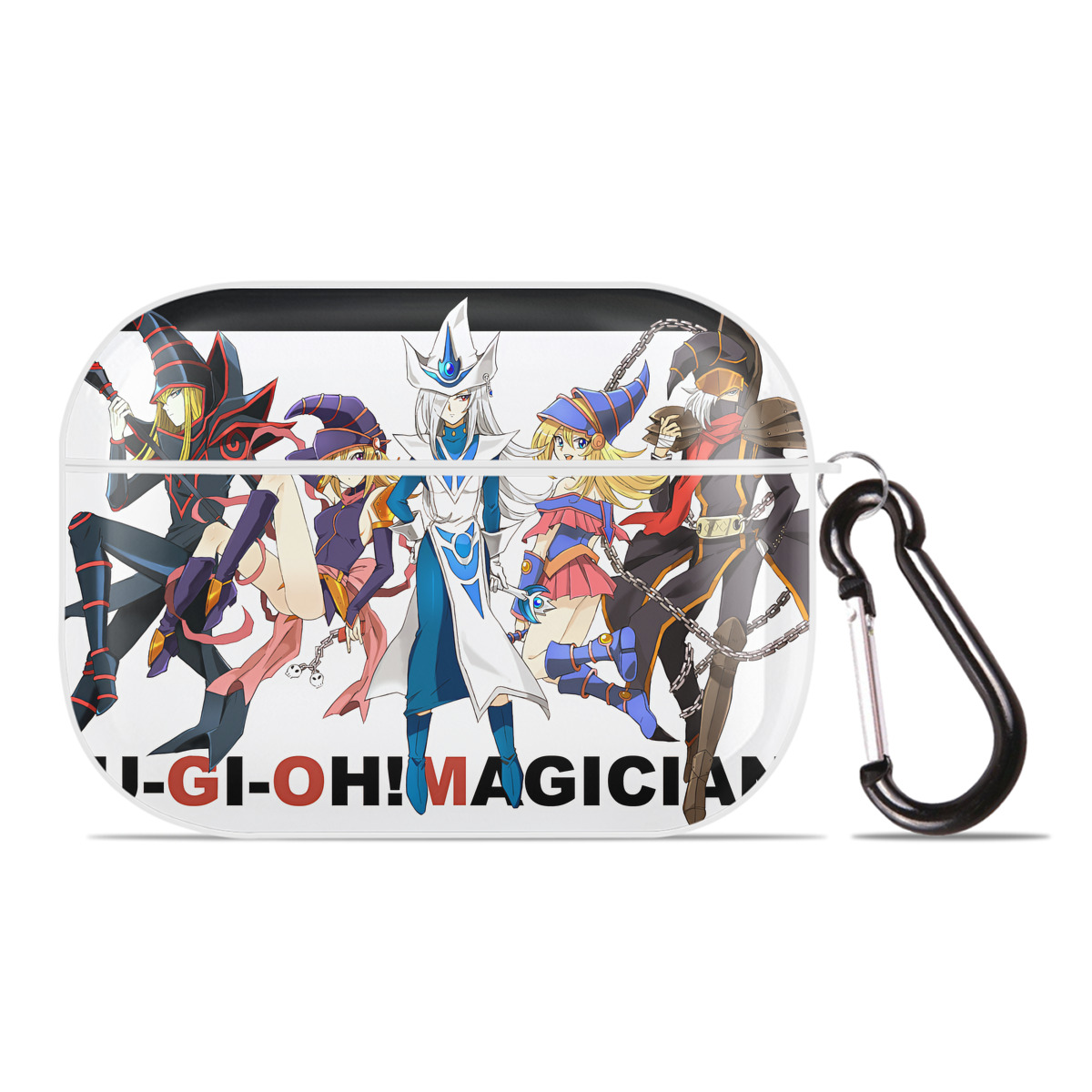 （画像用） 遊☆戯☆王 Yu-Gi-Oh! 【AirPods Pro用】ハードシェル保護ケース 耐衝撃・防指紋・カラビナ付き商品仕様