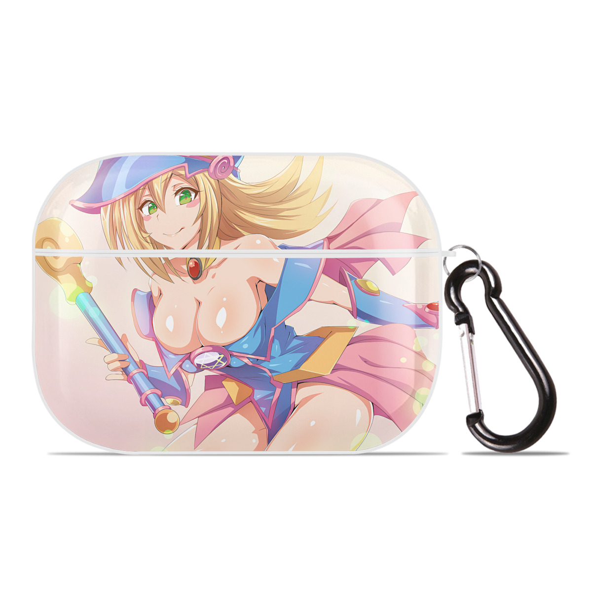 （画像用） 遊☆戯☆王 Yu-Gi-Oh! 【AirPods Pro用】ハードシェル保護ケース 耐衝撃・防指紋・カラビナ付き商品仕様
