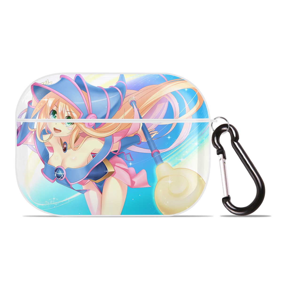 （画像用） 遊☆戯☆王 Yu-Gi-Oh! 【AirPods Pro用】ハードシェル保護ケース 耐衝撃・防指紋・カラビナ付き商品仕様