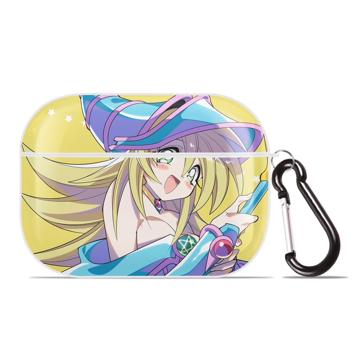 （画像用） 遊☆戯☆王 Yu-Gi-Oh! 【AirPods Pro用】ハードシェル保護ケース 耐衝撃・防指紋・カラビナ付き商品仕様