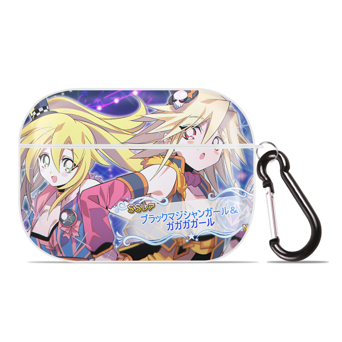 （画像用） 遊☆戯☆王 Yu-Gi-Oh! 【AirPods Pro用】ハードシェル保護ケース 耐衝撃・防指紋・カラビナ付き商品仕様