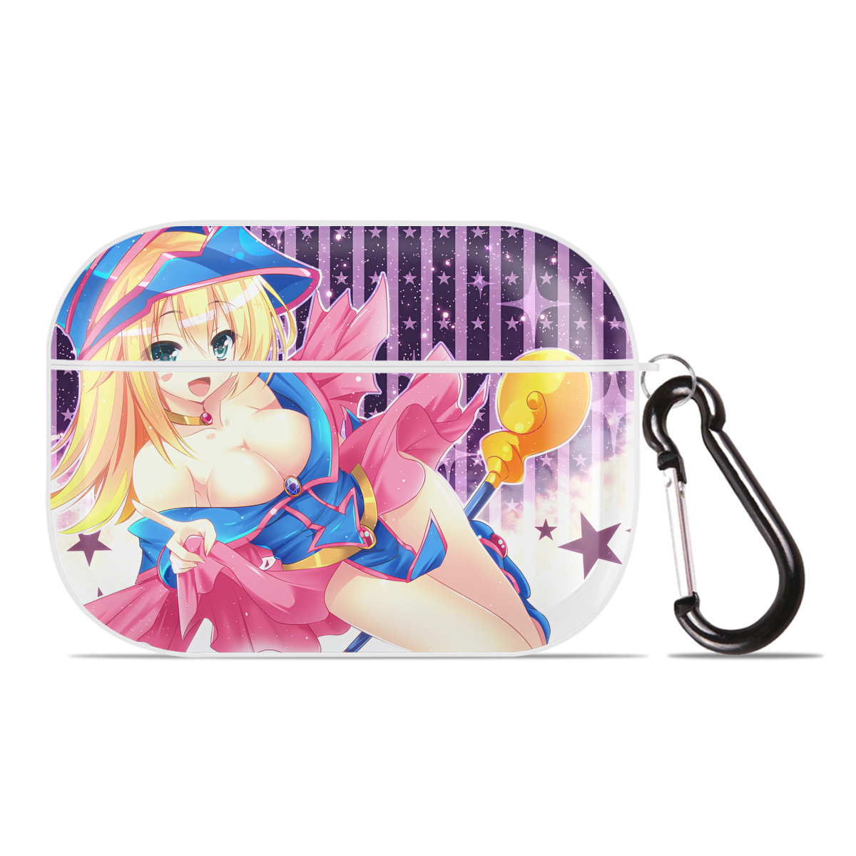 （画像用） 遊☆戯☆王 Yu-Gi-Oh! 【AirPods Pro用】ハードシェル保護ケース 耐衝撃・防指紋・カラビナ付き商品仕様