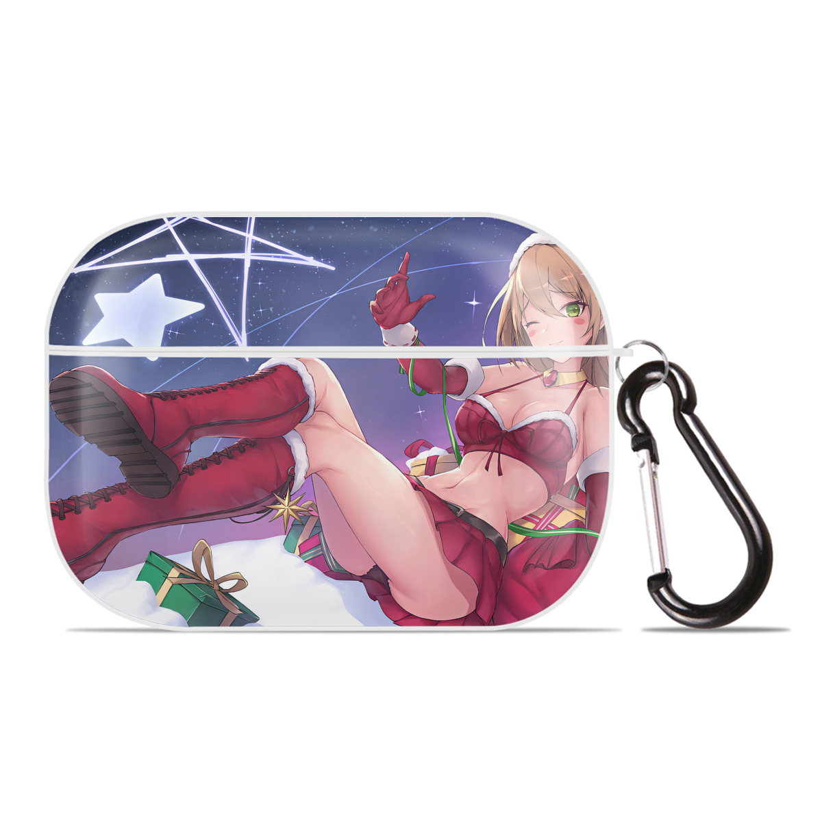 （画像用） 遊☆戯☆王 Yu-Gi-Oh! 【AirPods Pro用】ハードシェル保護ケース 耐衝撃・防指紋・カラビナ付き商品仕様