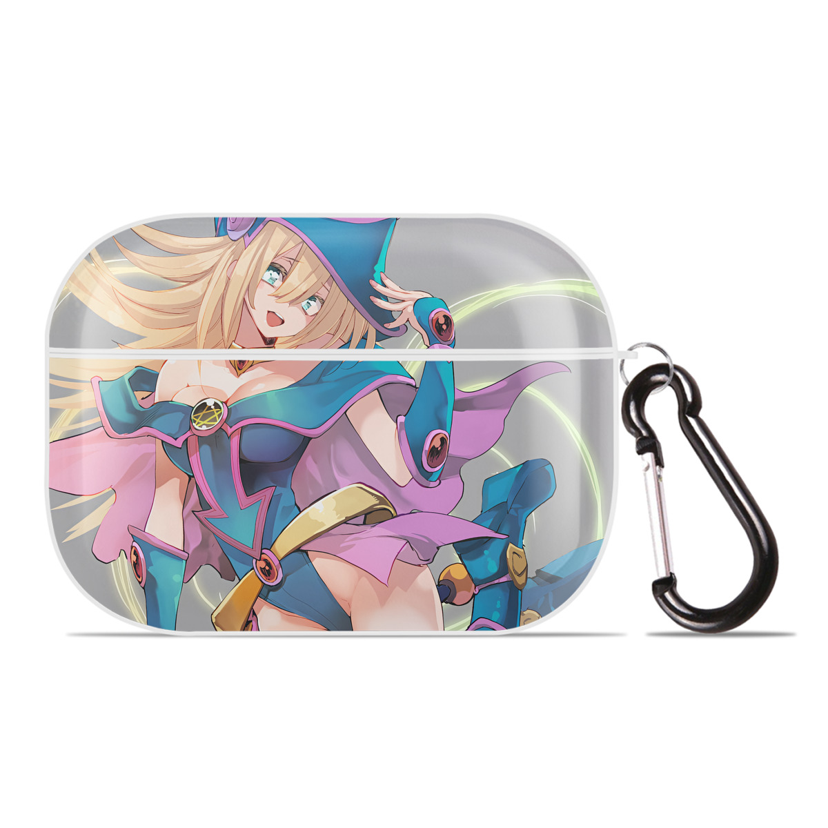 （画像用） 遊☆戯☆王 Yu-Gi-Oh! 【AirPods Pro用】ハードシェル保護ケース 耐衝撃・防指紋・カラビナ付き商品仕様